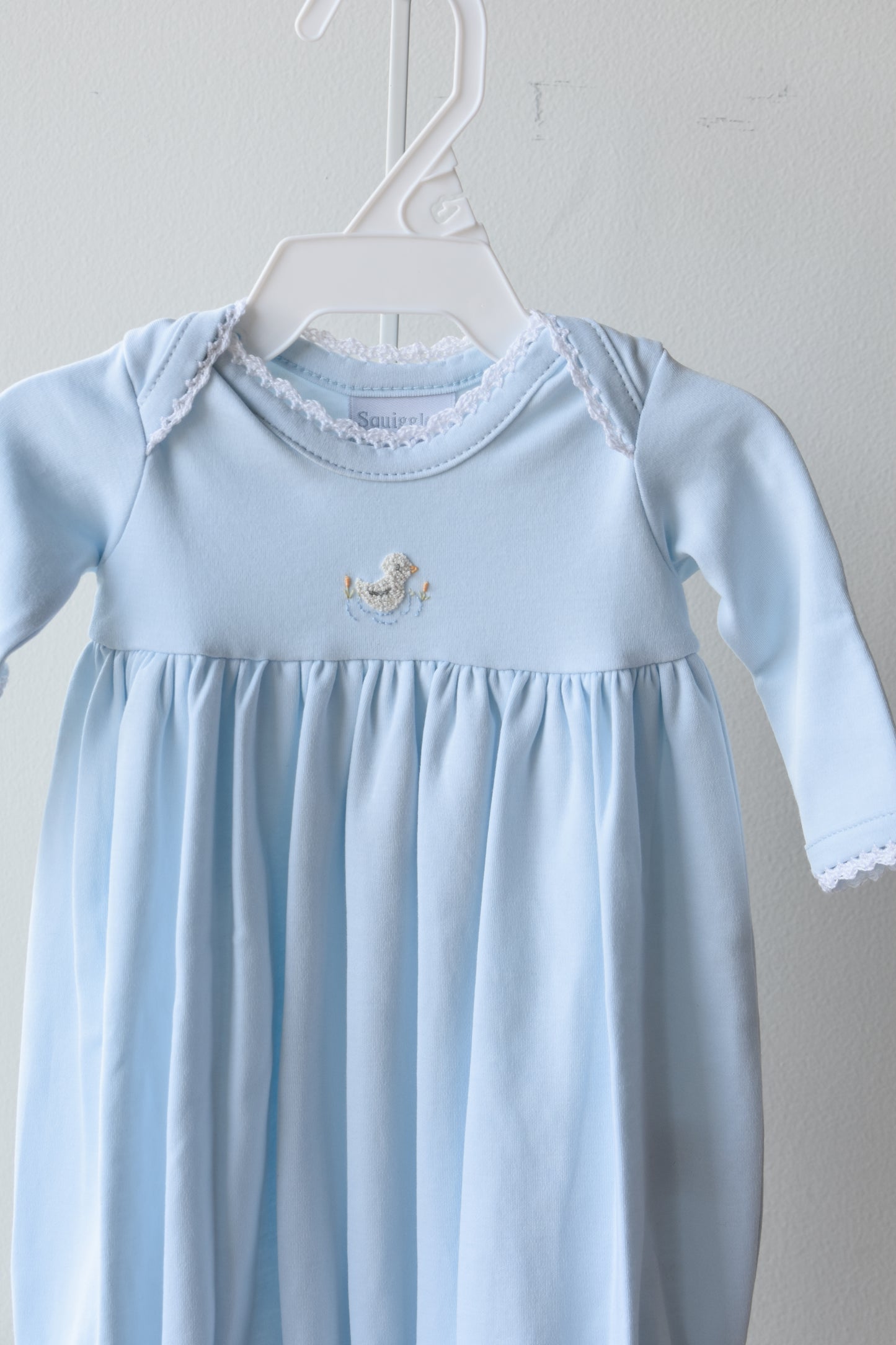 Puddle The Duck Embroidered Squiggles Gown