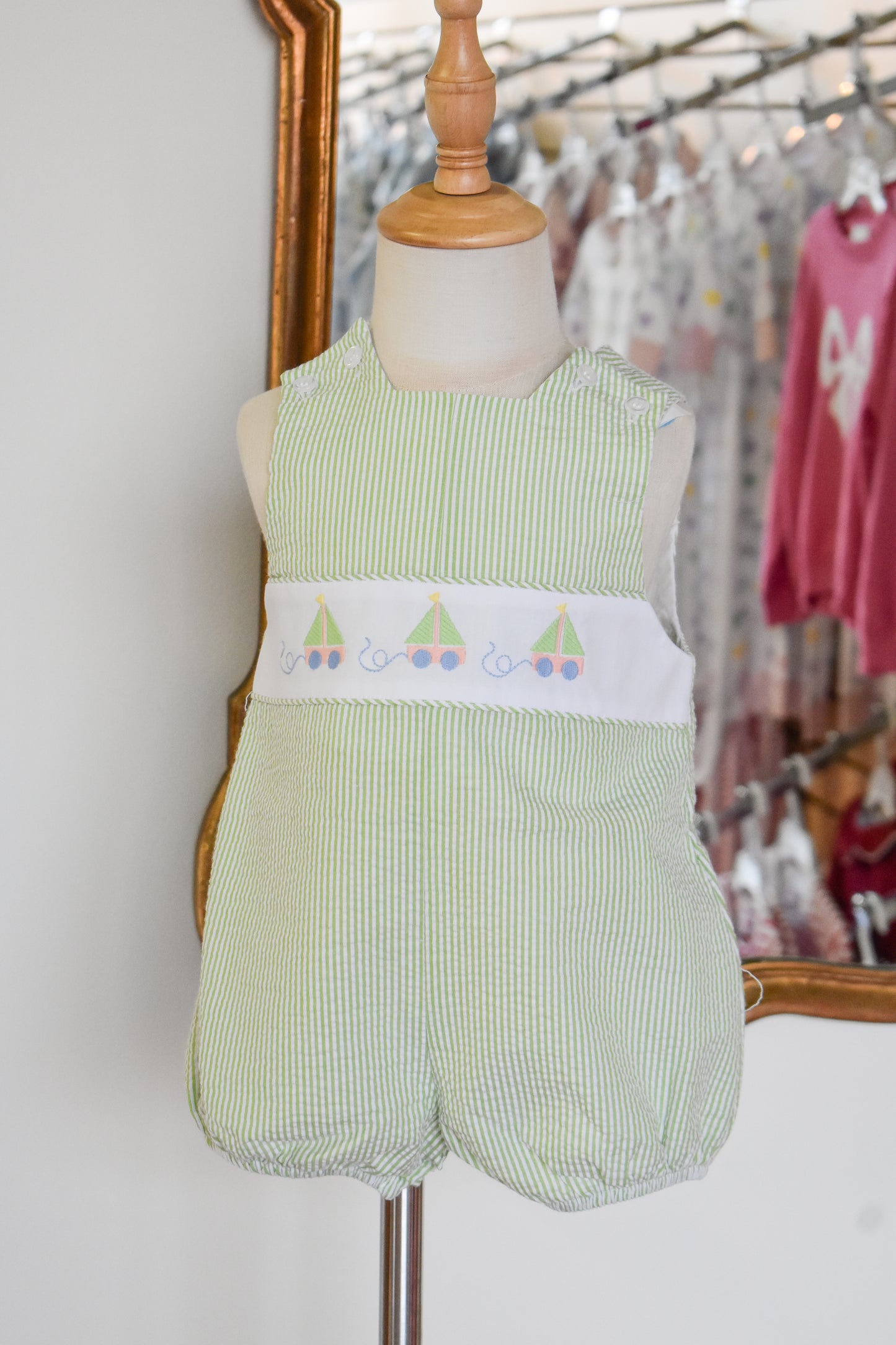 Portside Playtime-Boy Seersucker Bubble