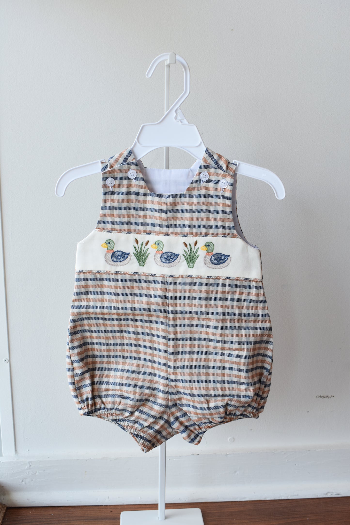 Marshside Mallards Woodland Plaid Bubble