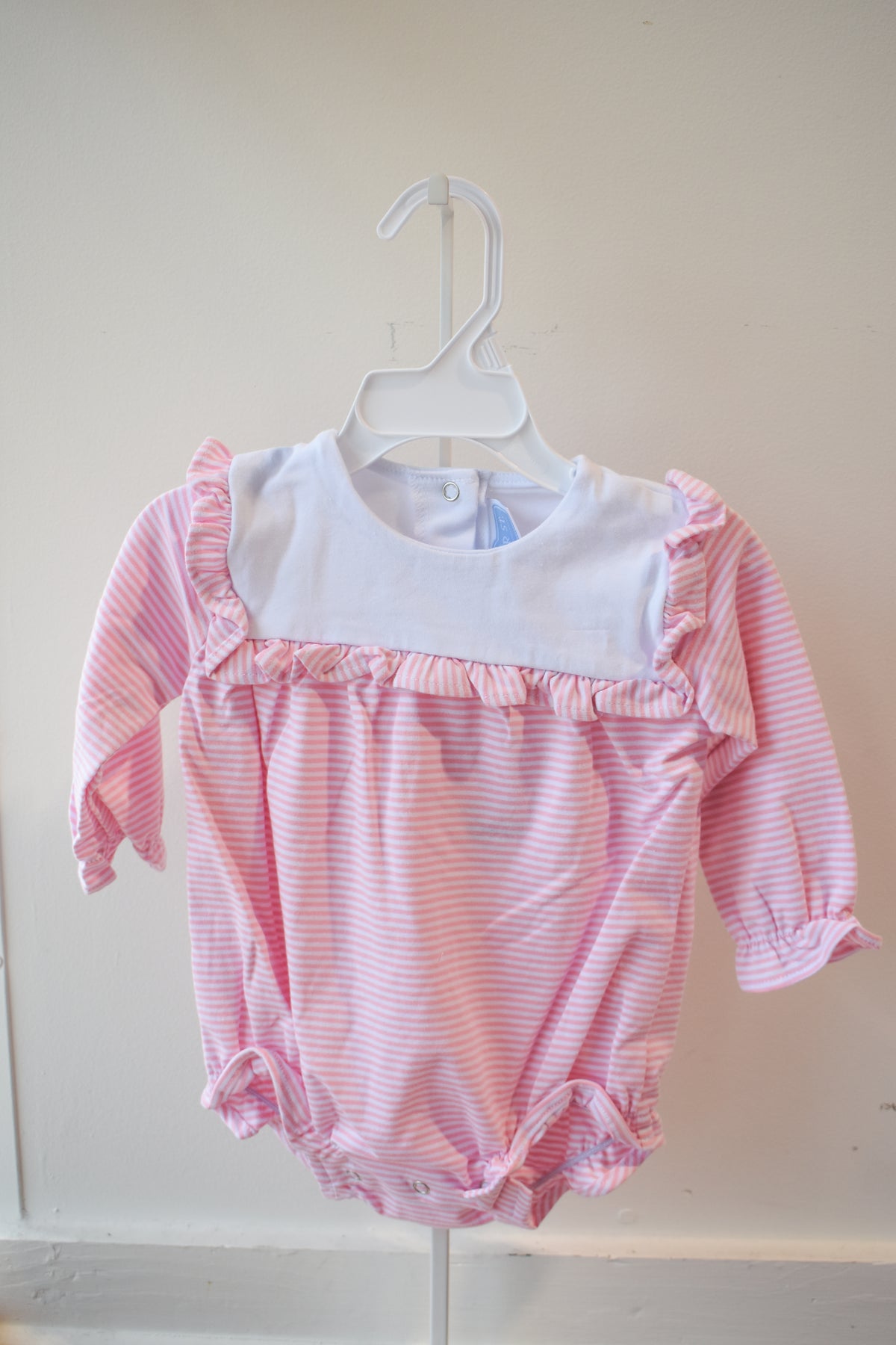 Marie Bubble-Light Pink Stripe