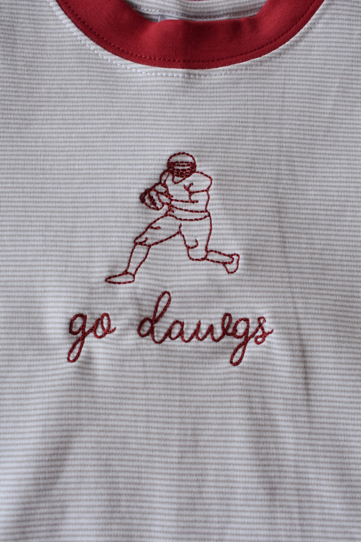 Go Dawgs Football Player Short Set