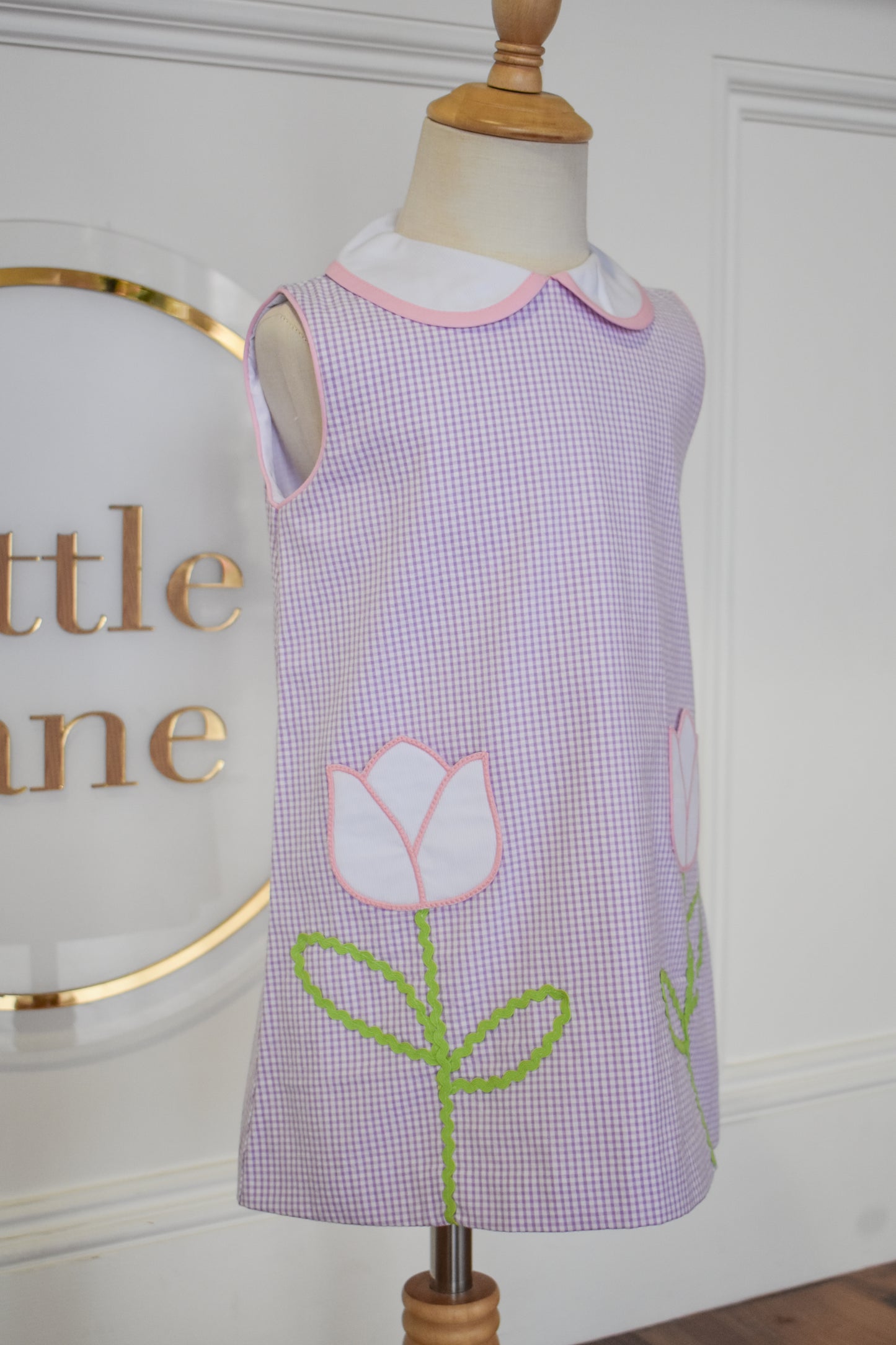 Tulip Tea Party Seersucker Louisa Dress