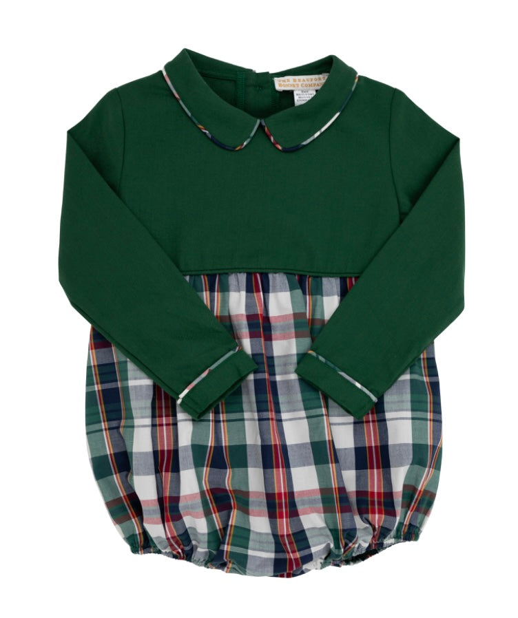 Long Sleeve Bradford Bubble Flannel-Grier Green/Field Park Plaid