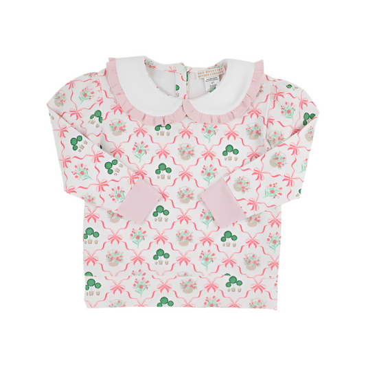 Maude's Cassidy Comfy Crewneck-Boxwood and Bows