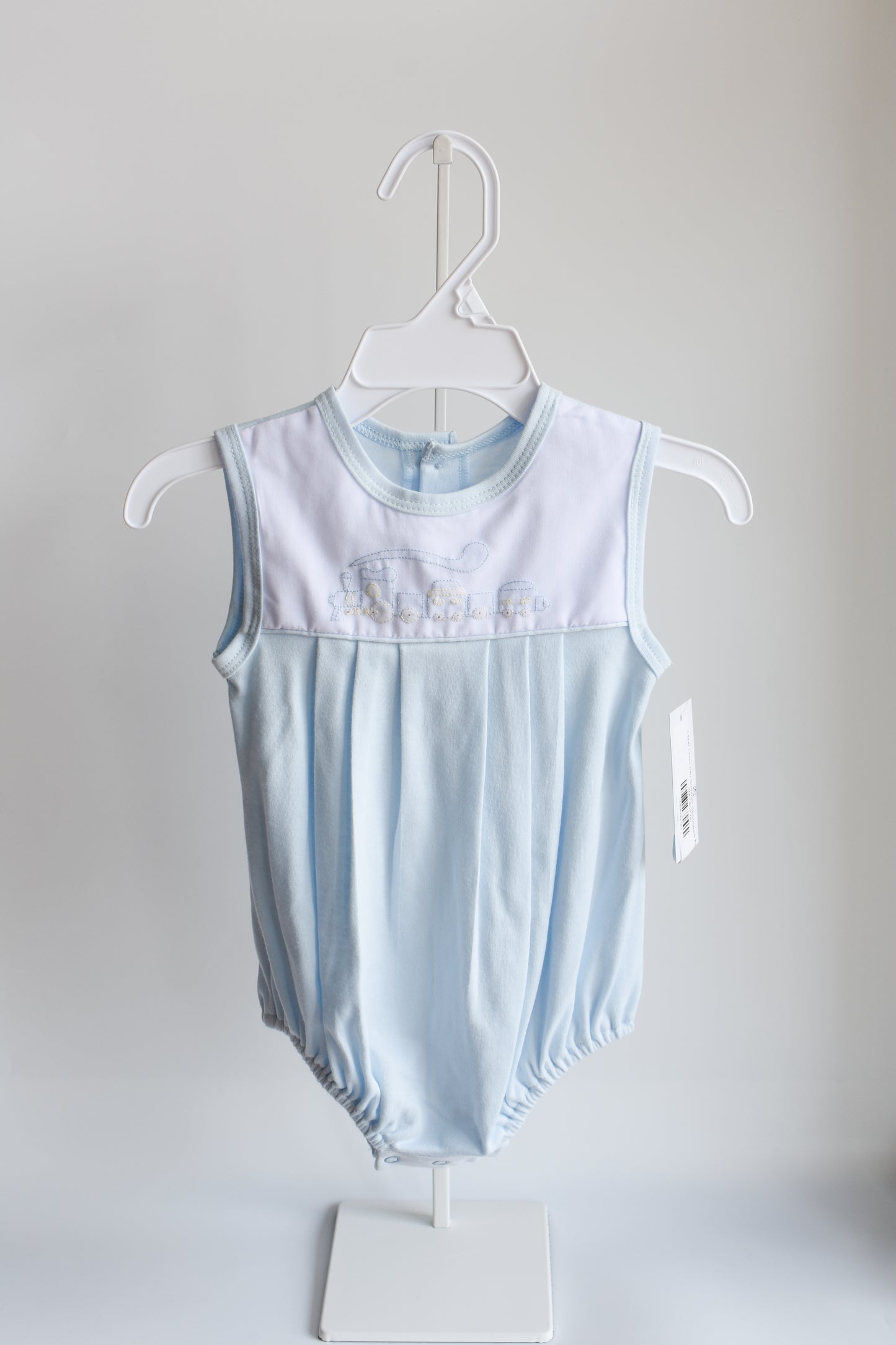 Choo Choo Into Summer Sleeveless Knit Bubble