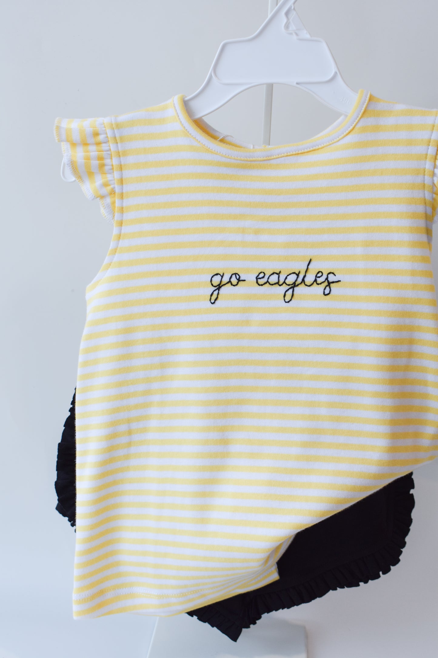 Hand Stitched Girl's Gameday Tank/Short Set