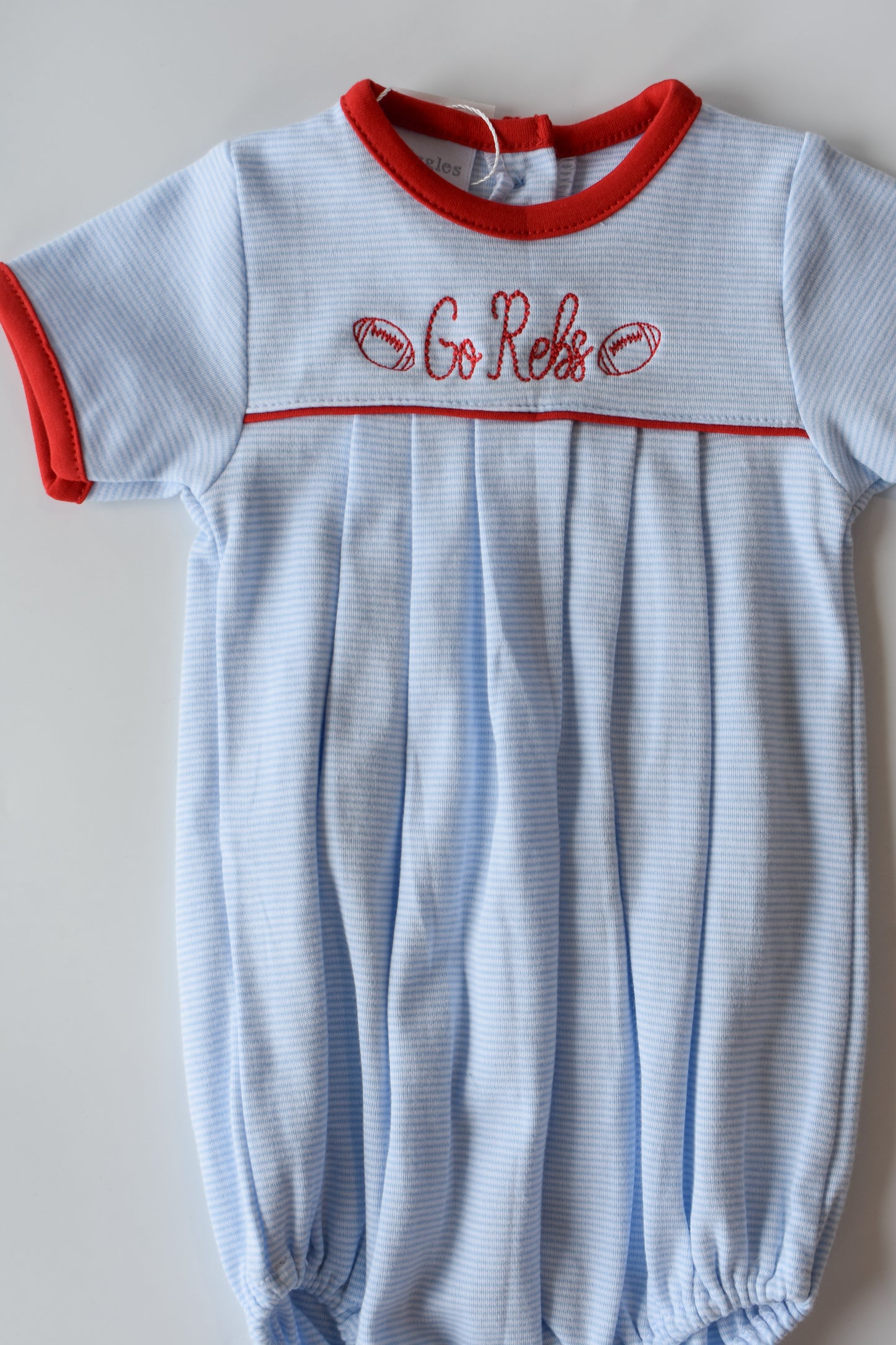 Go Rebs Football Embroidered Bubble