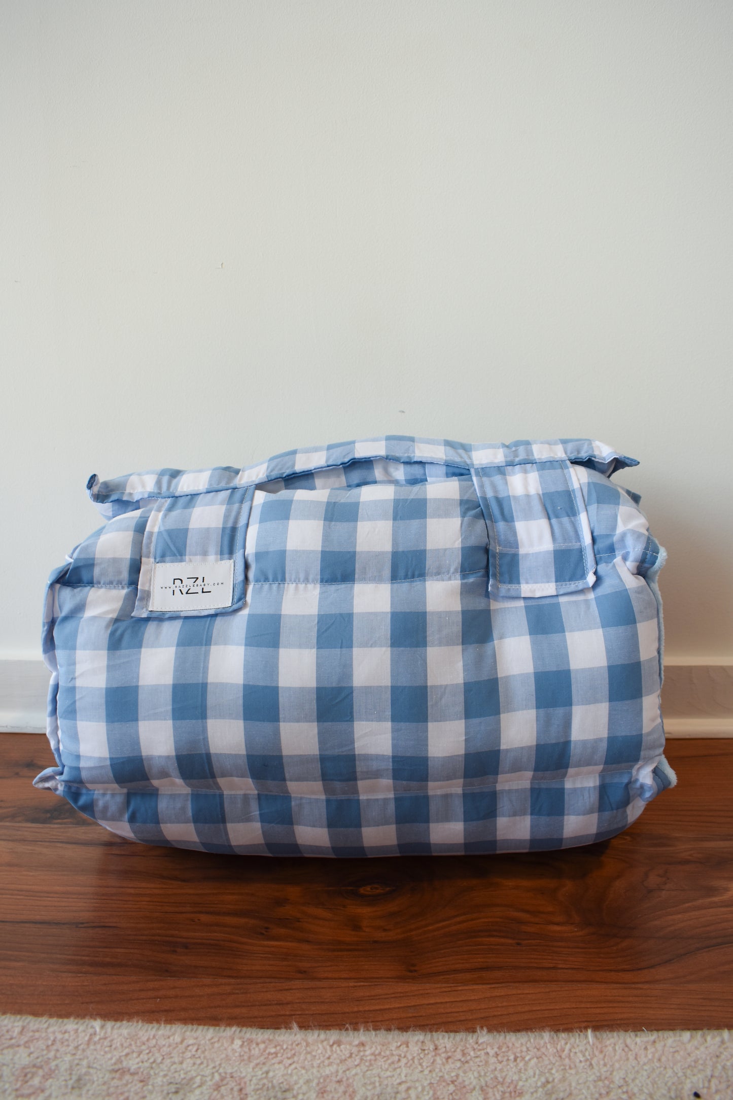Razzle Baby Nap Mat-Blue Gingham