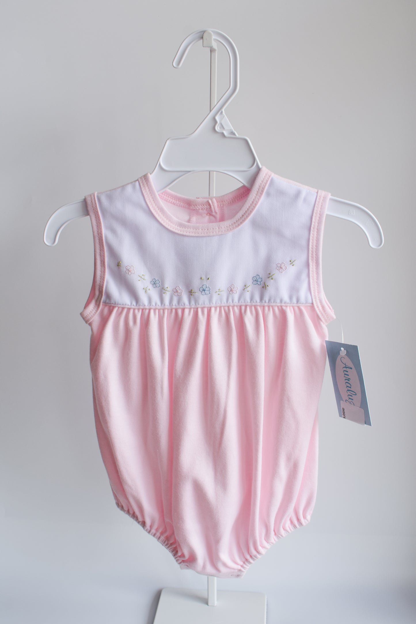 Summer Florals Sleeveless Knit Bubble