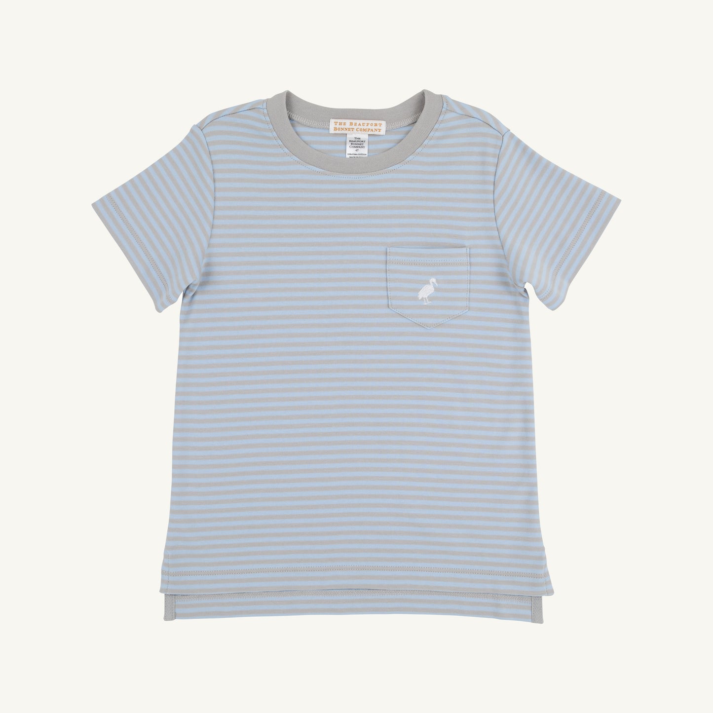 Carter Crewneck-Beale St/Grantley Grey Striped