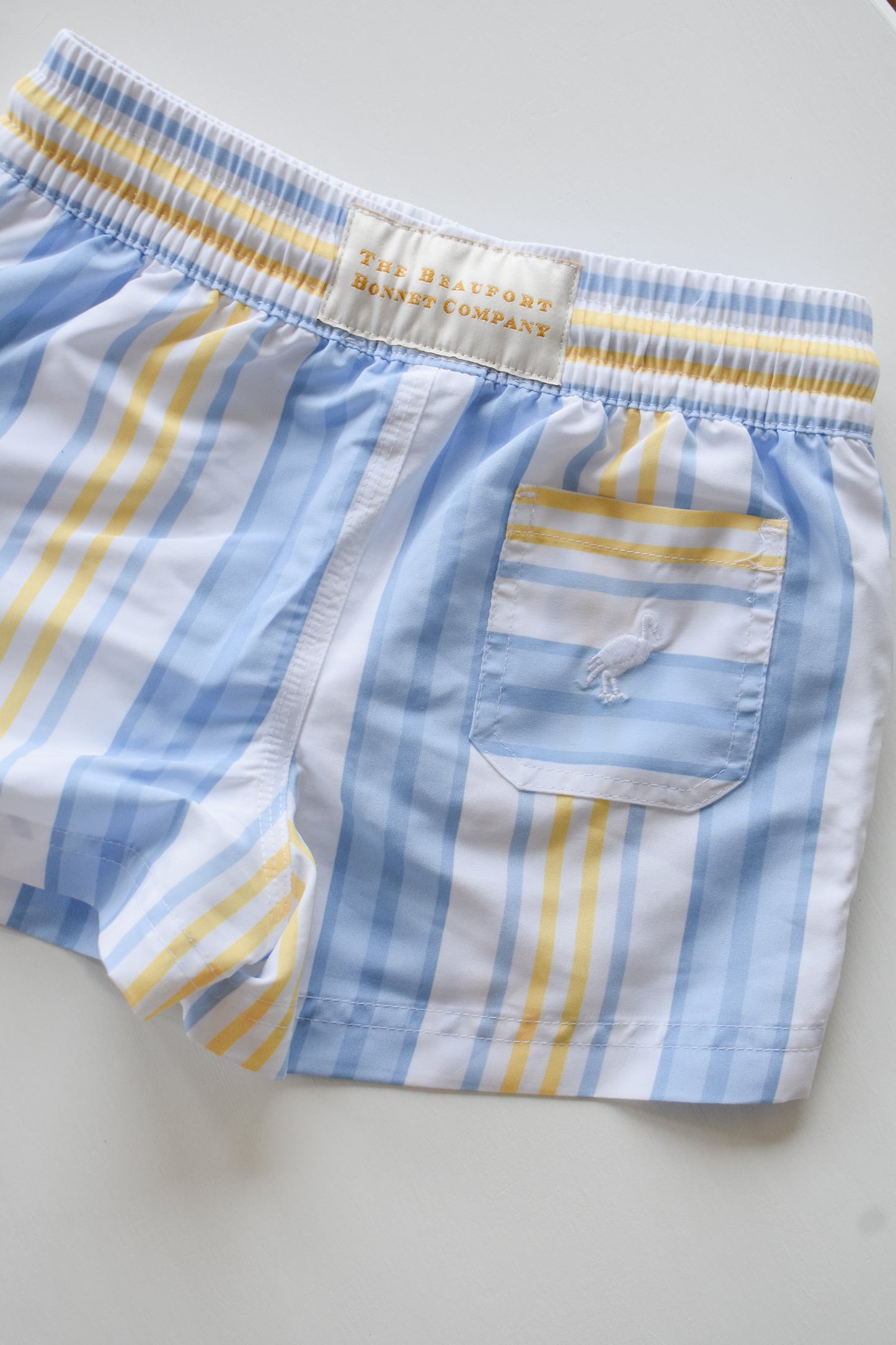Tortola Swim Trunks-SoBro Stripe