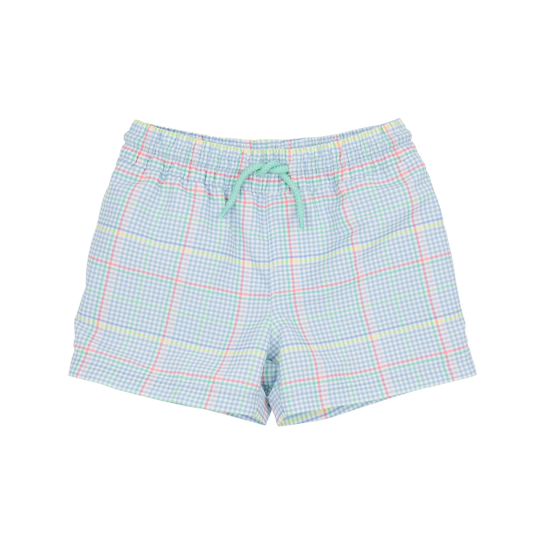 Tortola Swim Trunks-Piccadilly Plaid