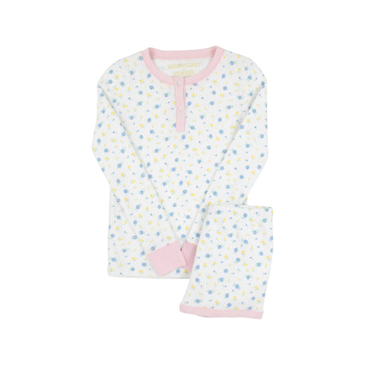 Sara Jane’s Long Sleeve Short Set-Pointelle Dunwoody Daisy