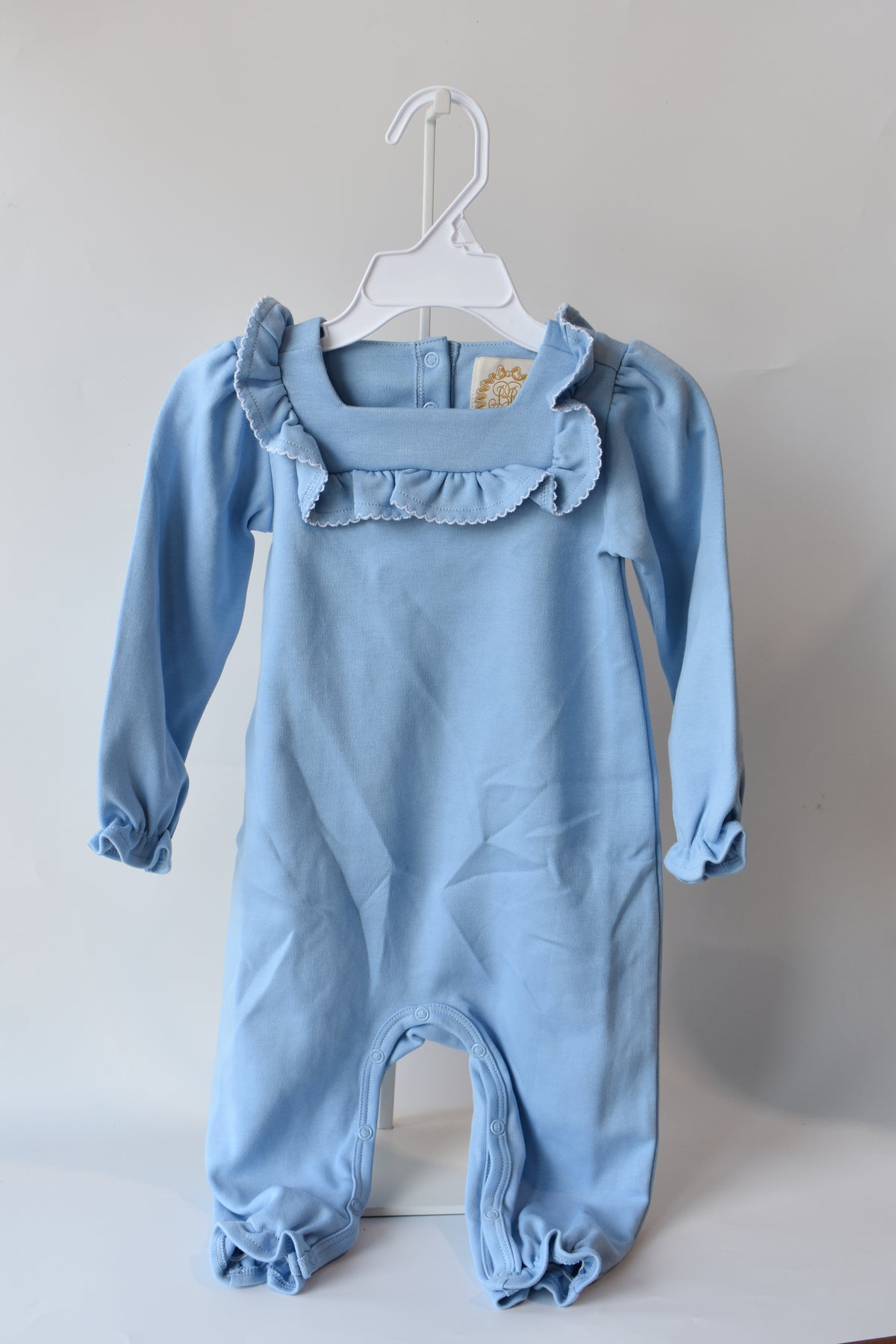 Darla Day Romper-Sarasota Sky