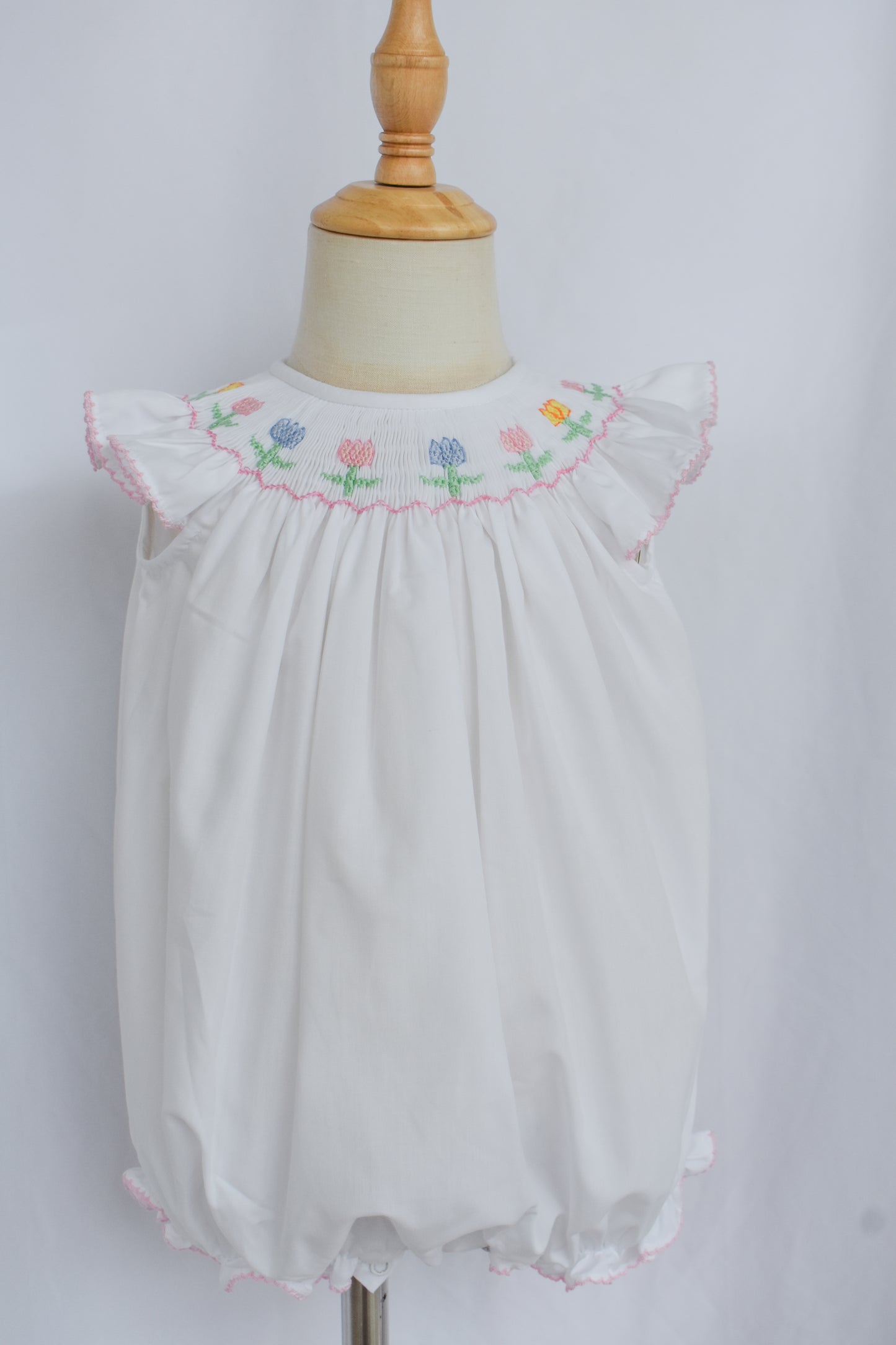 Spring Tulips Bishop Romper