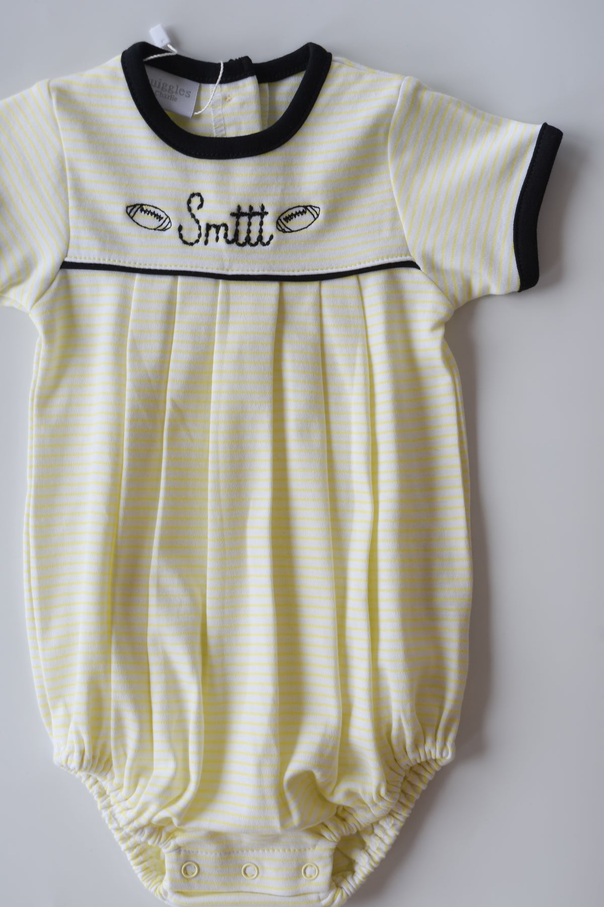 Smttt Football Embroidered Boy Bubble