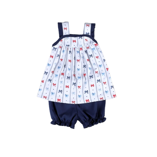 Celebrate Bows Bloomer/Short Set