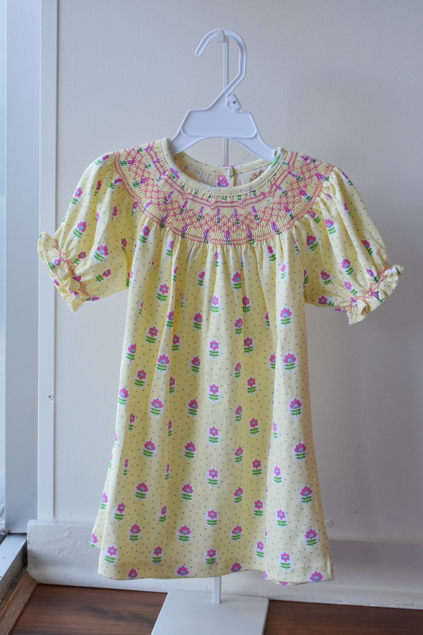 Sandy Smocked Pima Dress-Fairway Floral