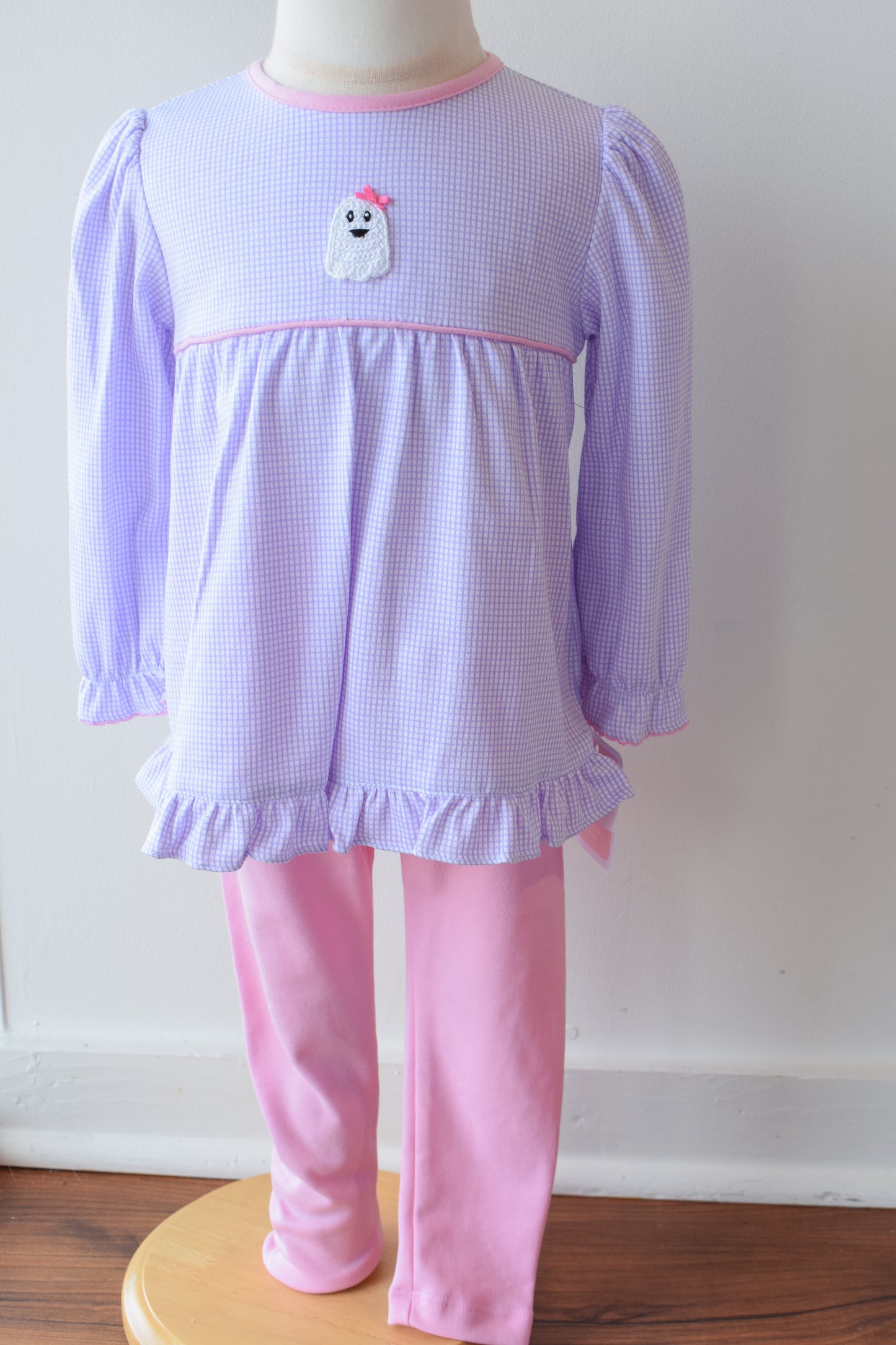 Girly Ghost Lavender Knit Legging Set