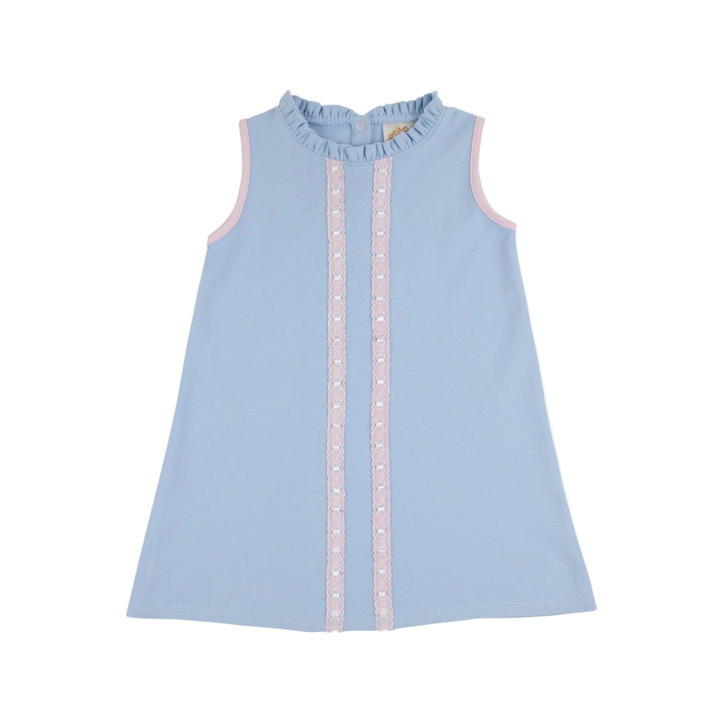 Lizzie’s Luxe Dress-Beale Street Blue/Pink Striped