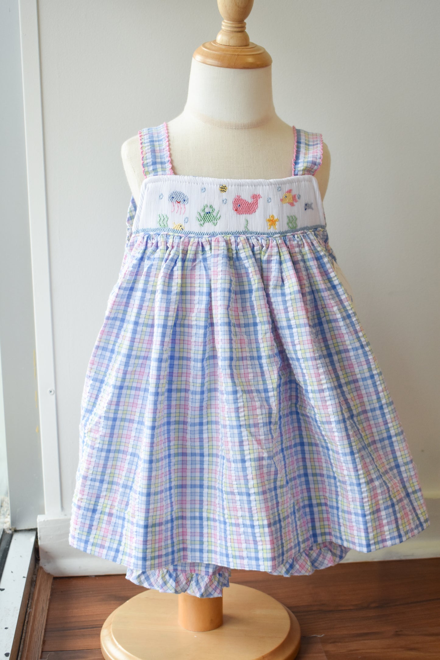 Under The Sea Girl's Ruffled Short Set