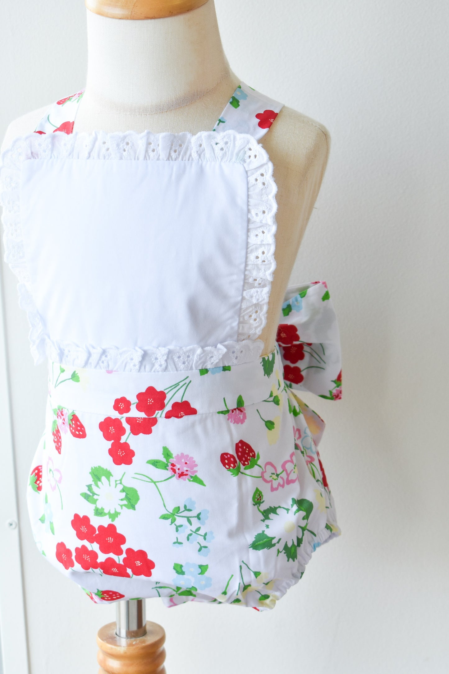 Sally Sunsuit-Berry Sweet Broadcloth