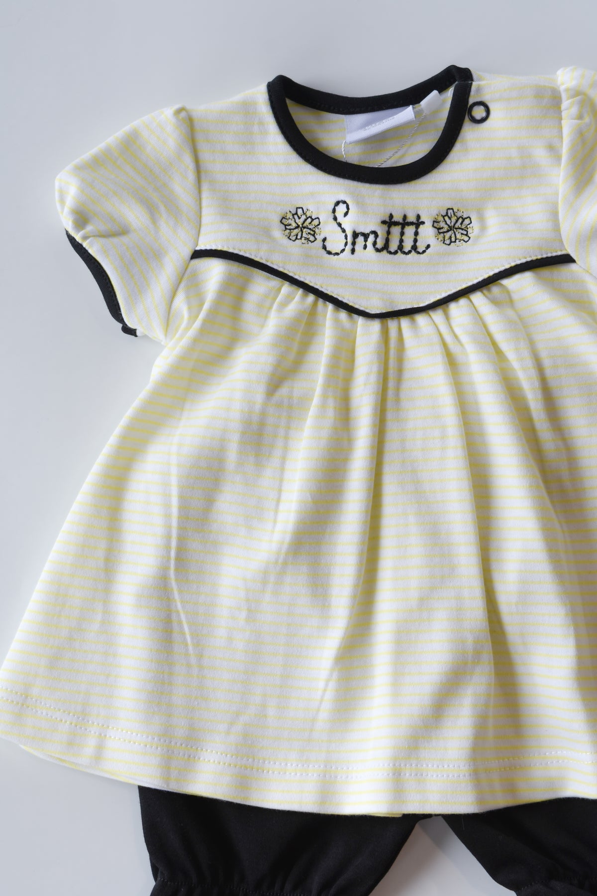 Smttt Pom Pom Embroidered Bloomer Set