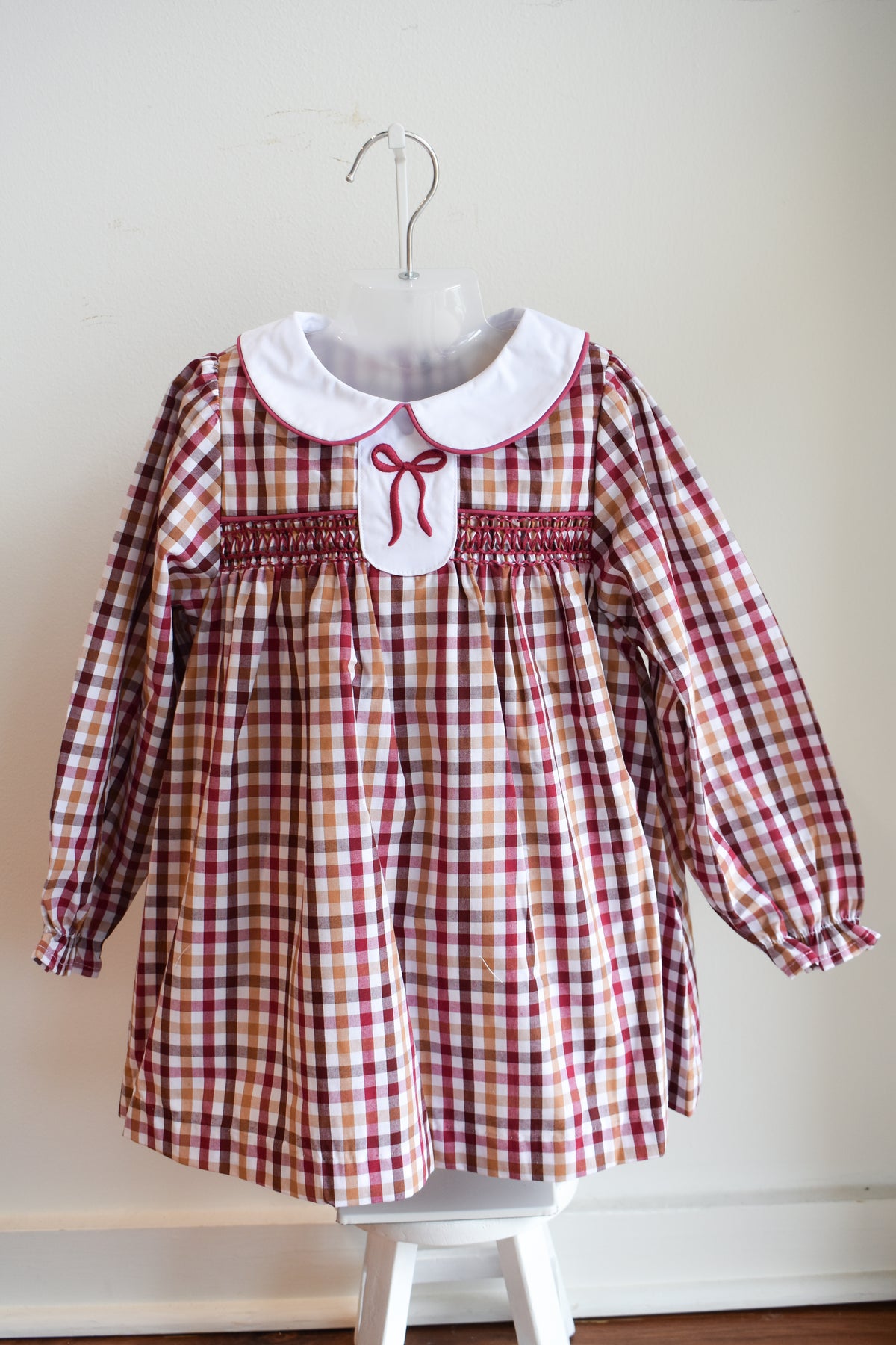 Long Sleeve Mary Dal Dress-Easton Pond Plaid