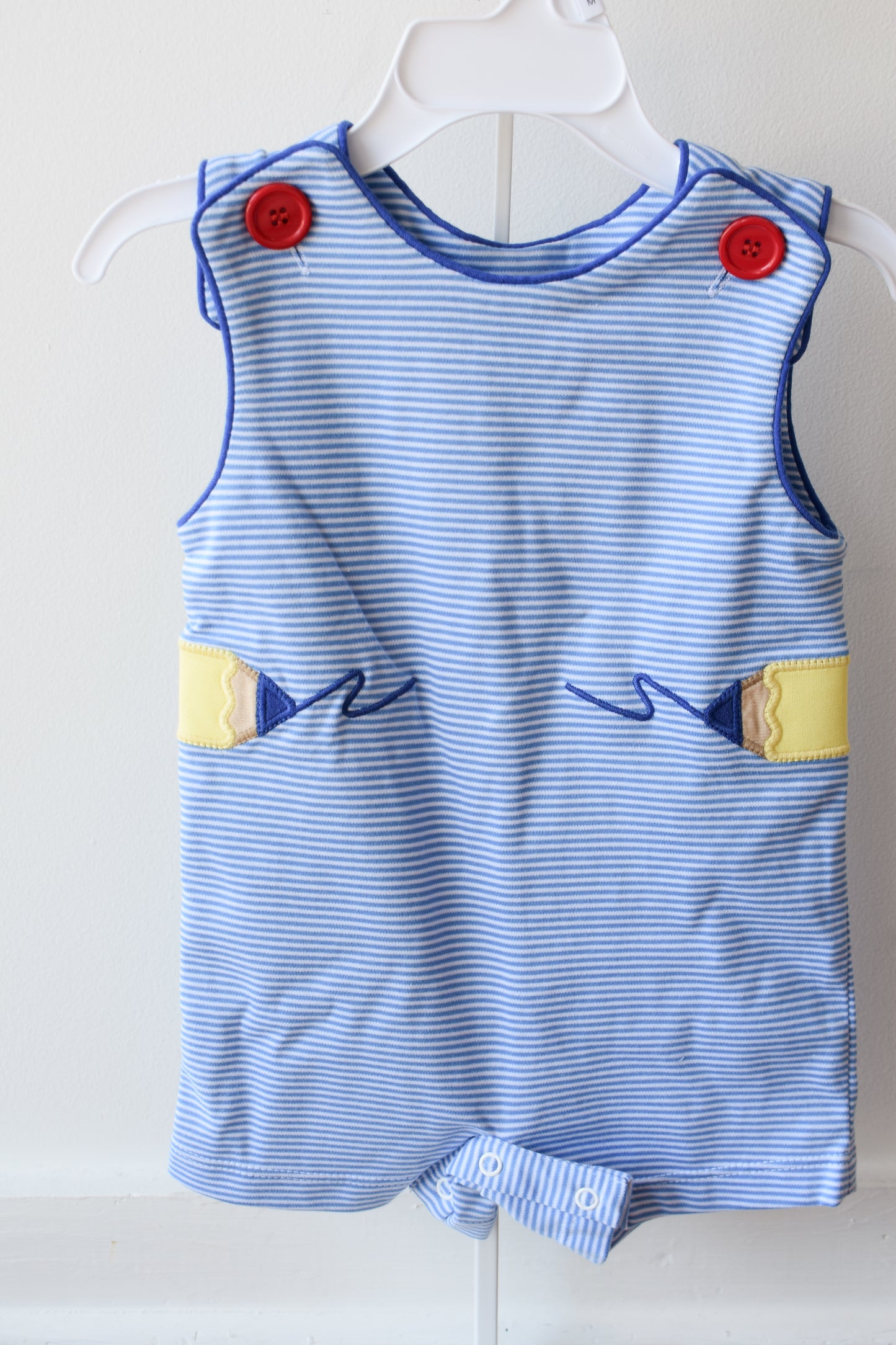 Pencil Ashton Shortall-Periwinkle Stripe Knit