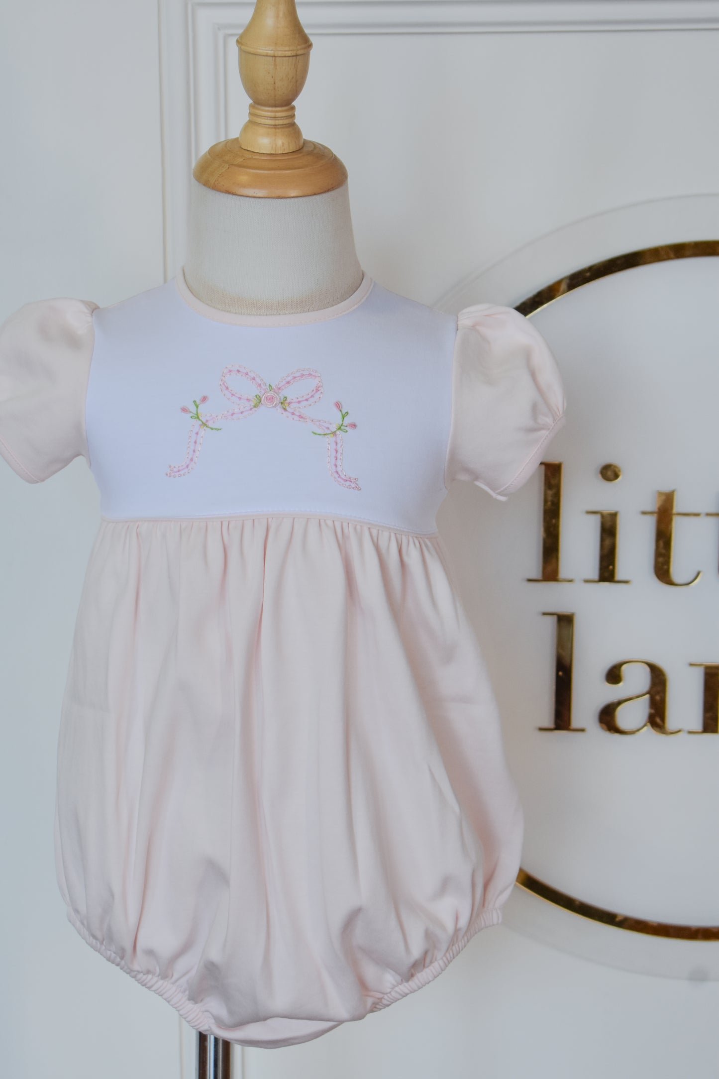 Ribbon Florals Pink Bubble