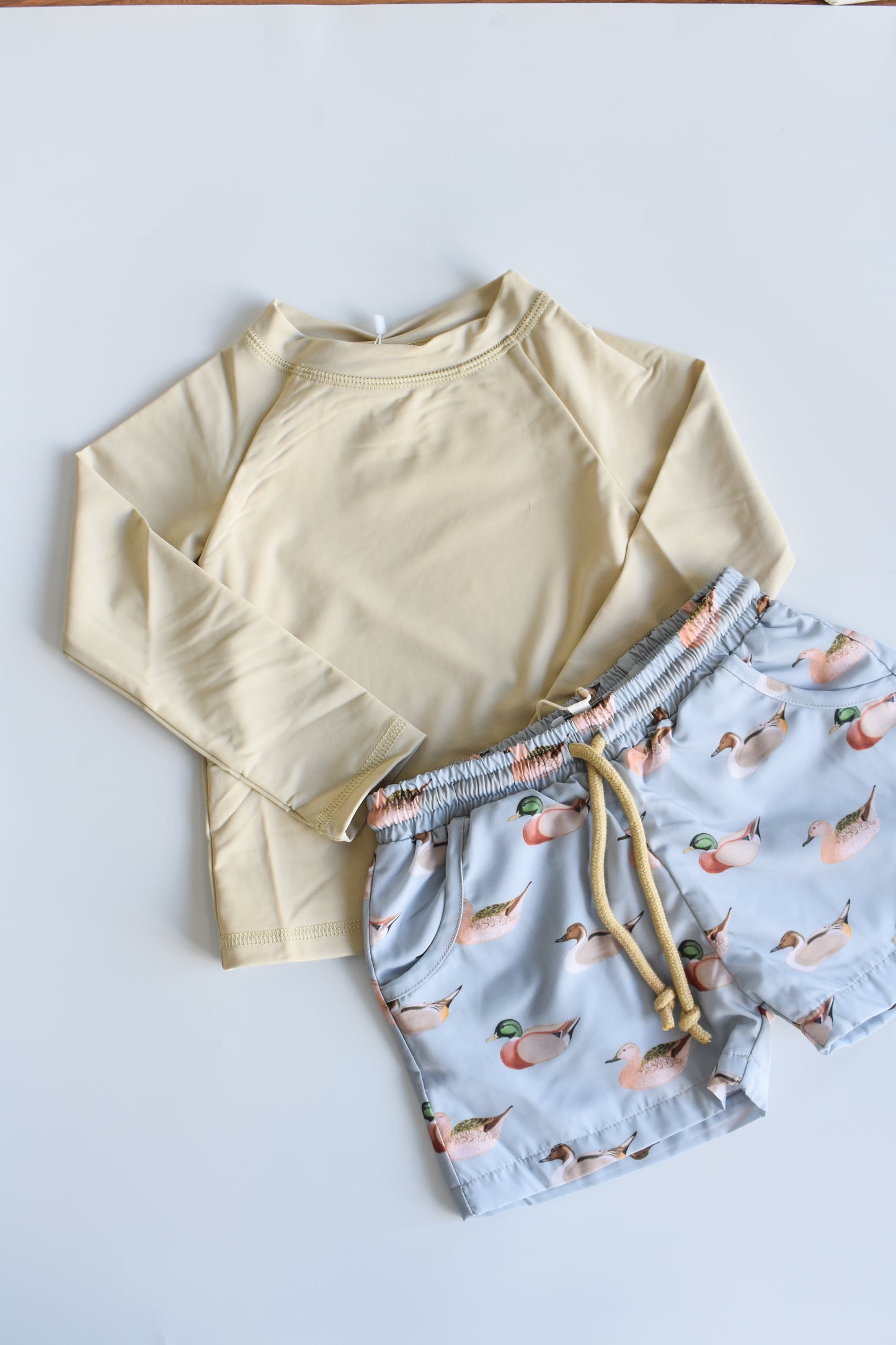 Boy's Rashguard-Tan