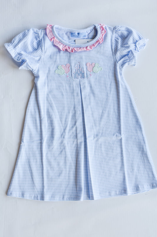 Magically Ever After Ruffle Trim Knit Dress