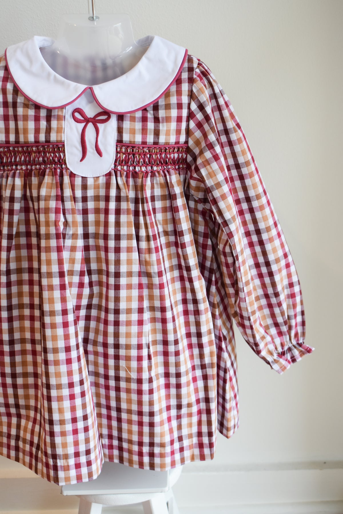 Long Sleeve Mary Dal Dress-Easton Pond Plaid