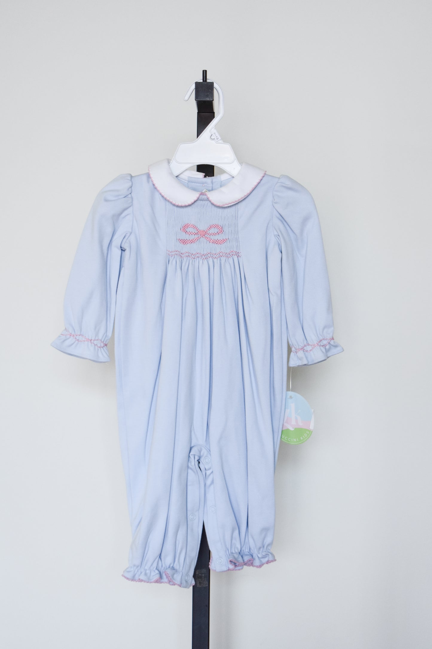 Bluebell Bows-Sylvie Smocked Long Bubble