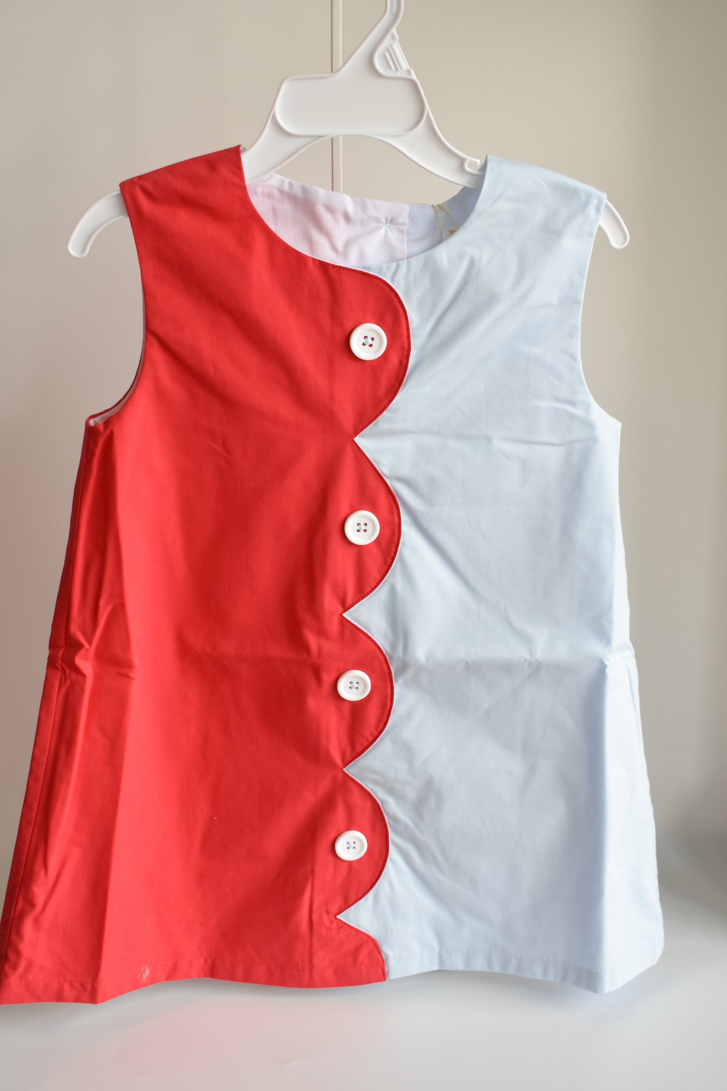 Kennedy Colorblock Jumper-Red/Buckhead Blue