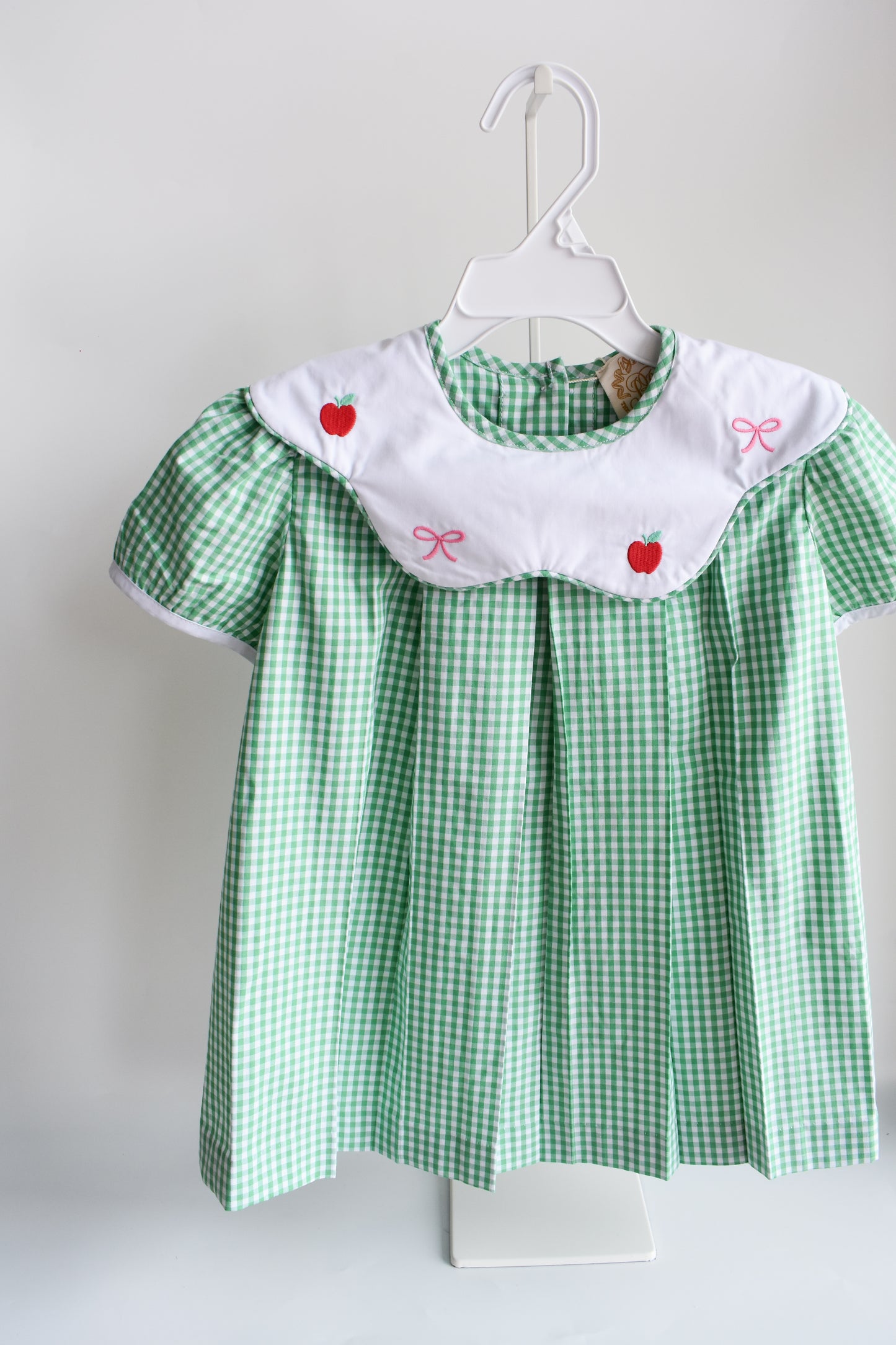 Frenchy Frock-Gibson Island Green Gingham