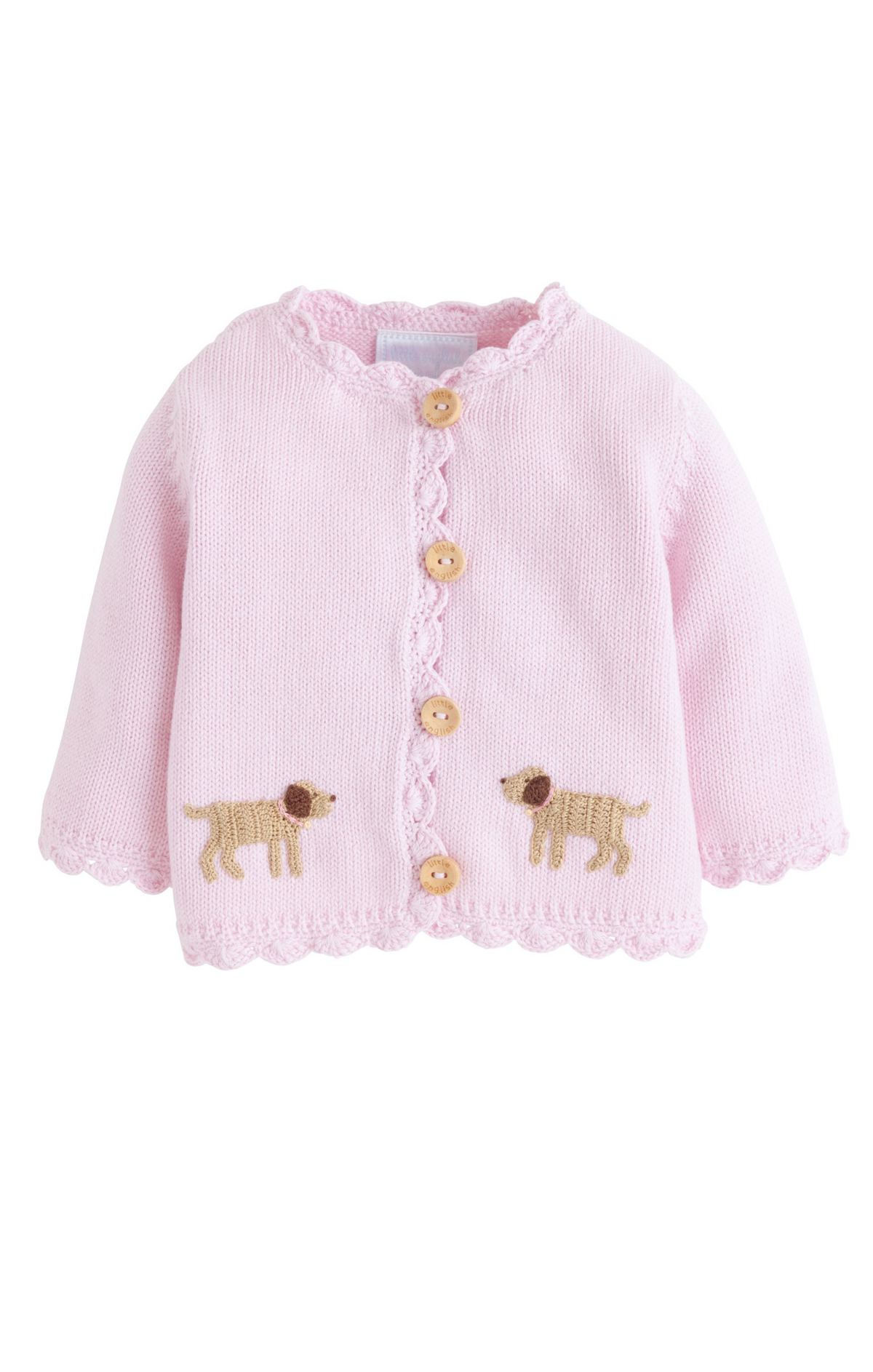 Crochet Cardigan-Pink Lab