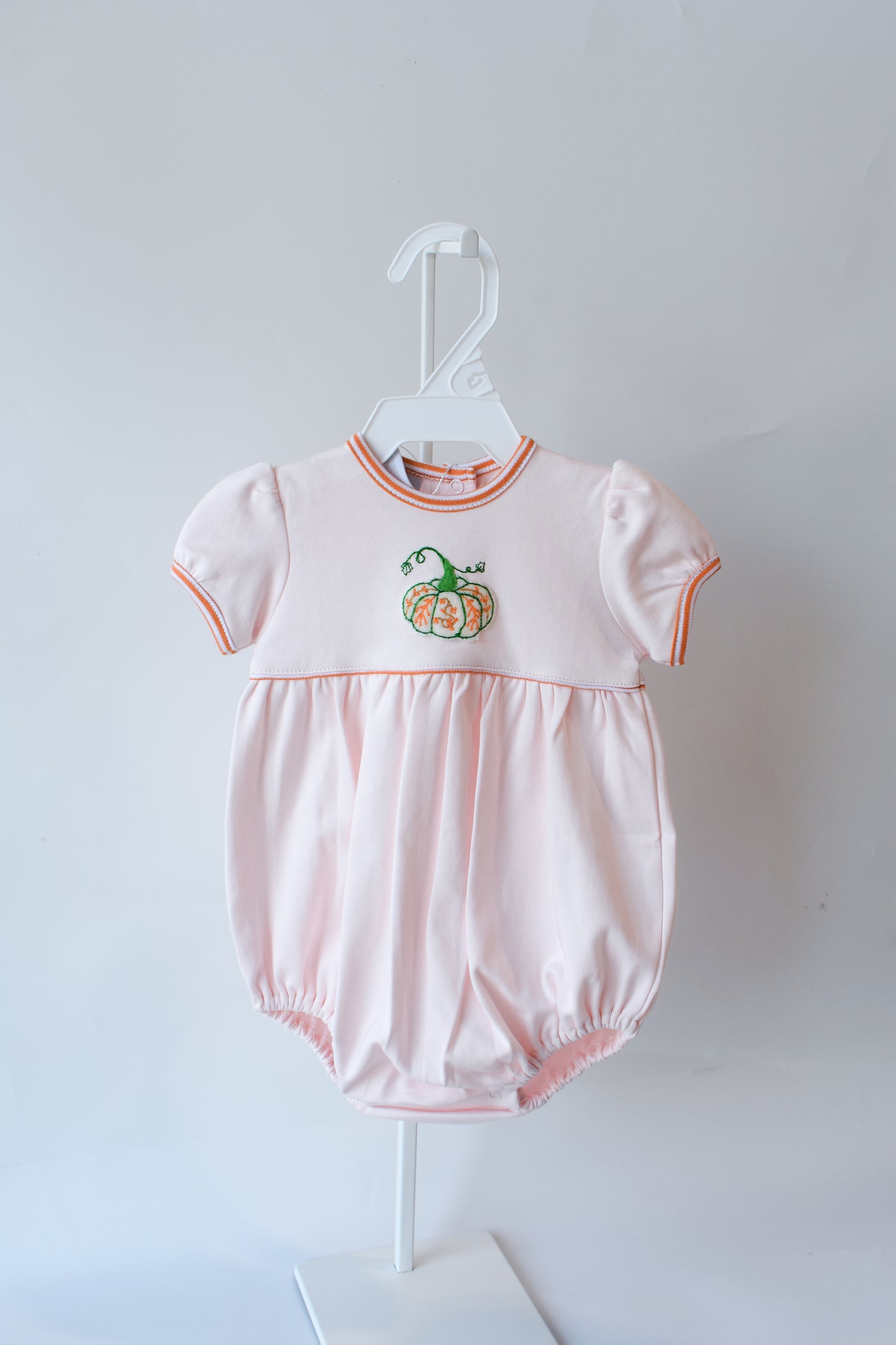 Pink Mini Pumpkin Puff Sleeve Bubble