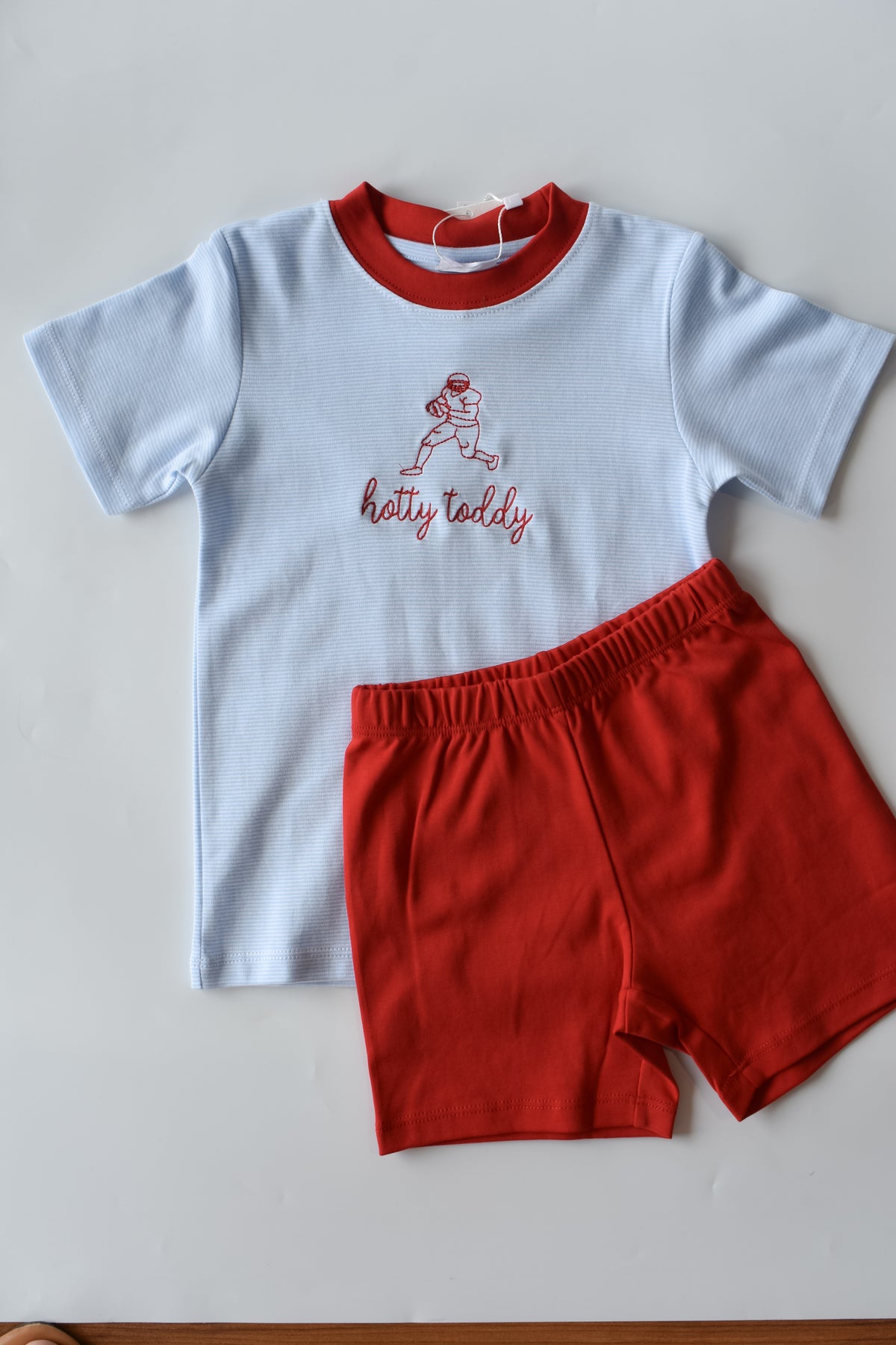 Hotty Toddy Football Player Short Set