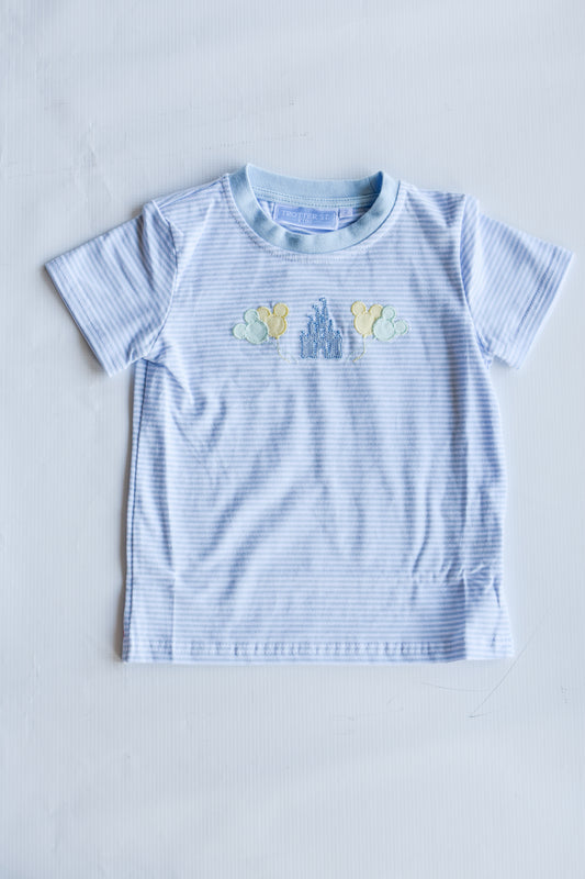 Magical Castle Blue Knit T-Shirt