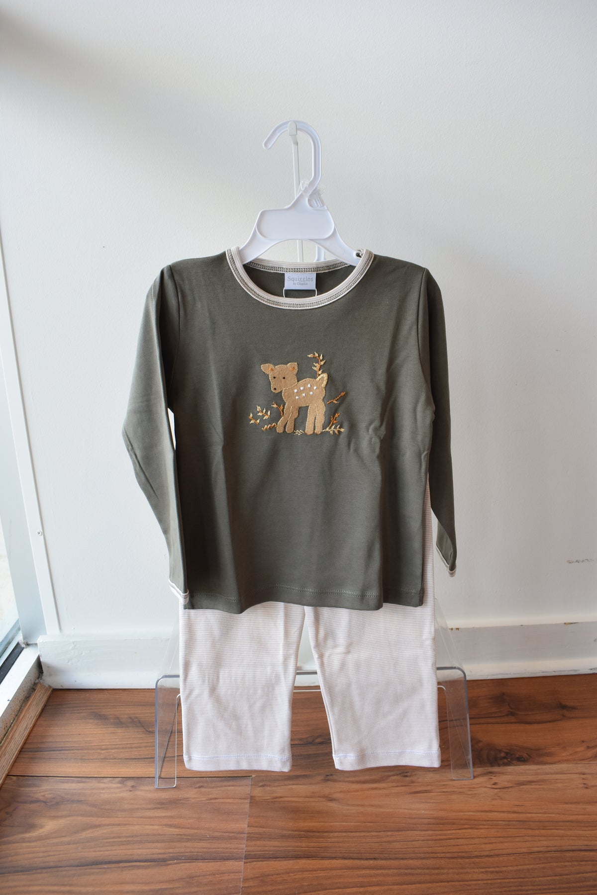 Fawning Around Green Pant Set