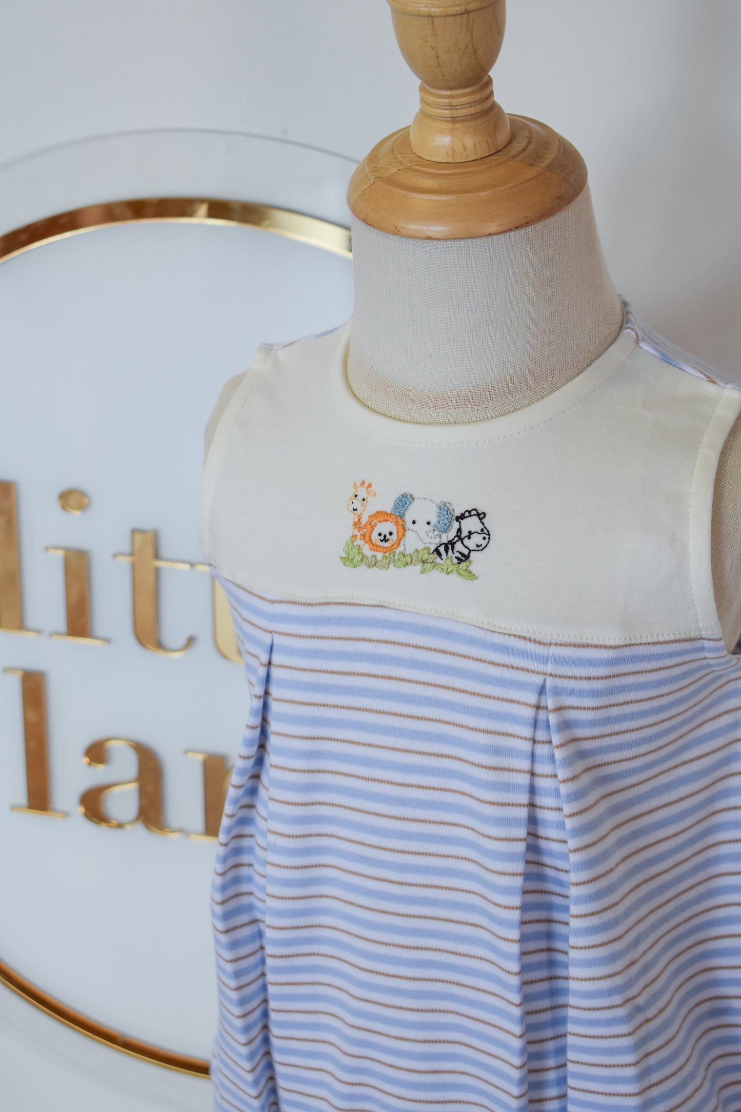 Coo Coo Zoo Sleeveless Pleated Romper