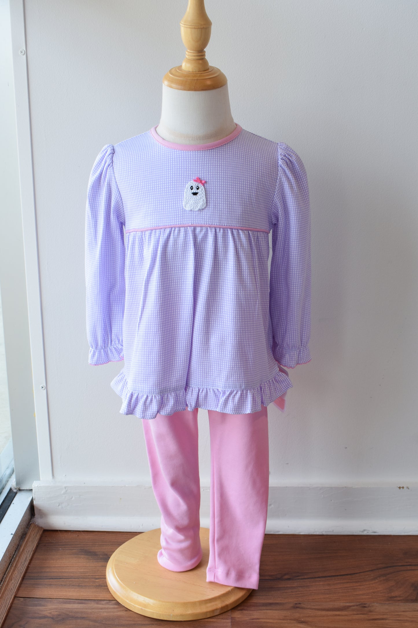 Girly Ghost Lavender Knit Legging Set