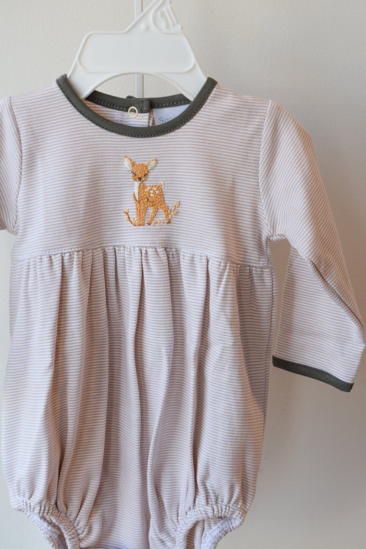 Fawning Around Mini Stripe Trim Bubble