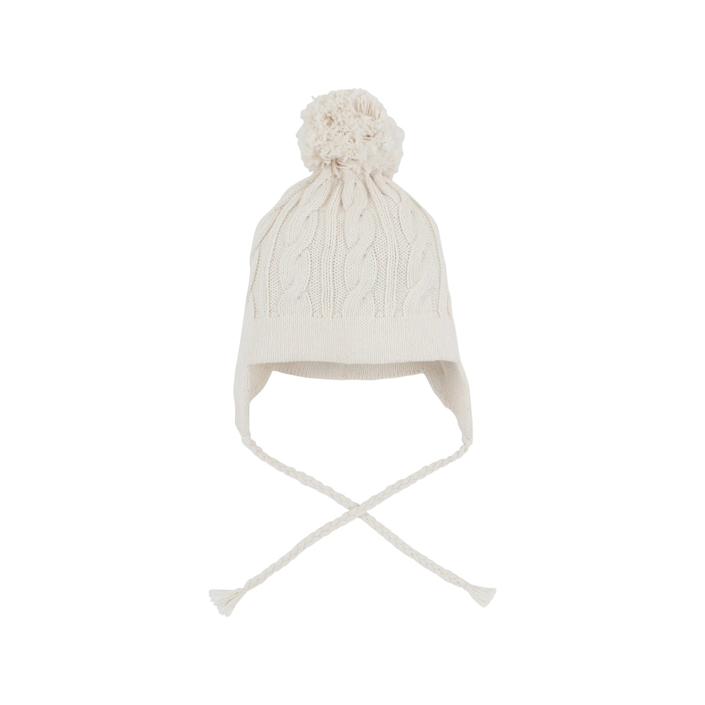 Parrish Pom Pom Hat-Cable Knit