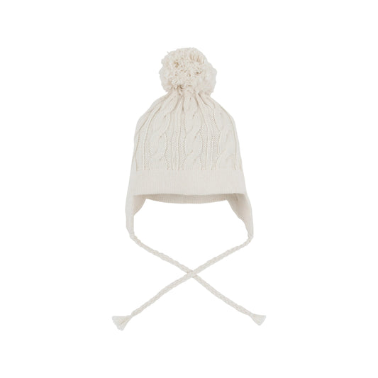 Parrish Pom Pom Hat-Cable Knit