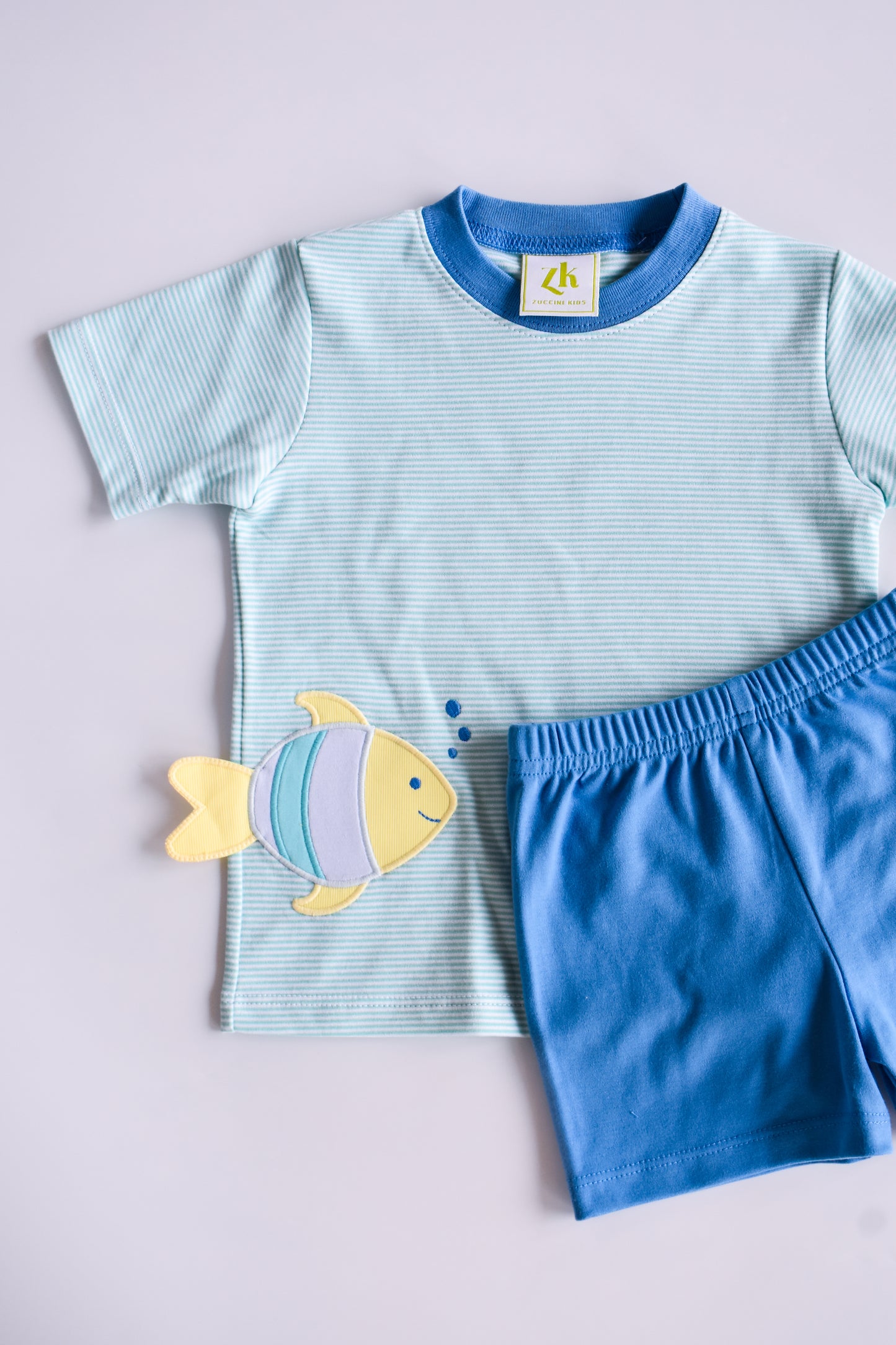 Fishy Bitty Knit Harry's Short Set