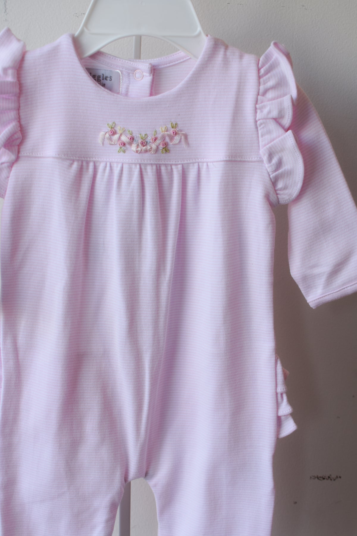 Petal Pink Long Sleeve Romper