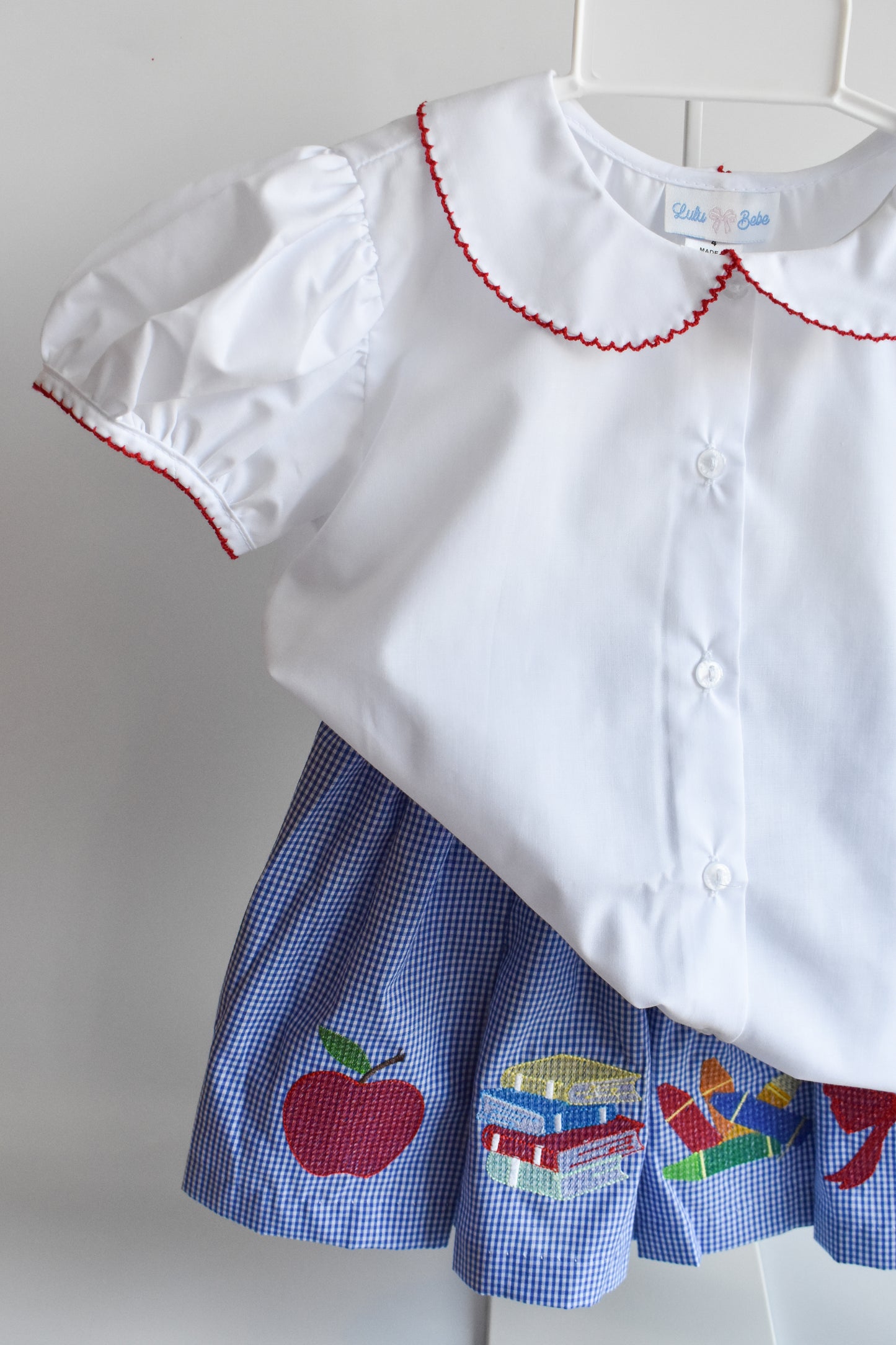 Olivia's Back To School Blouse/Skirt Set