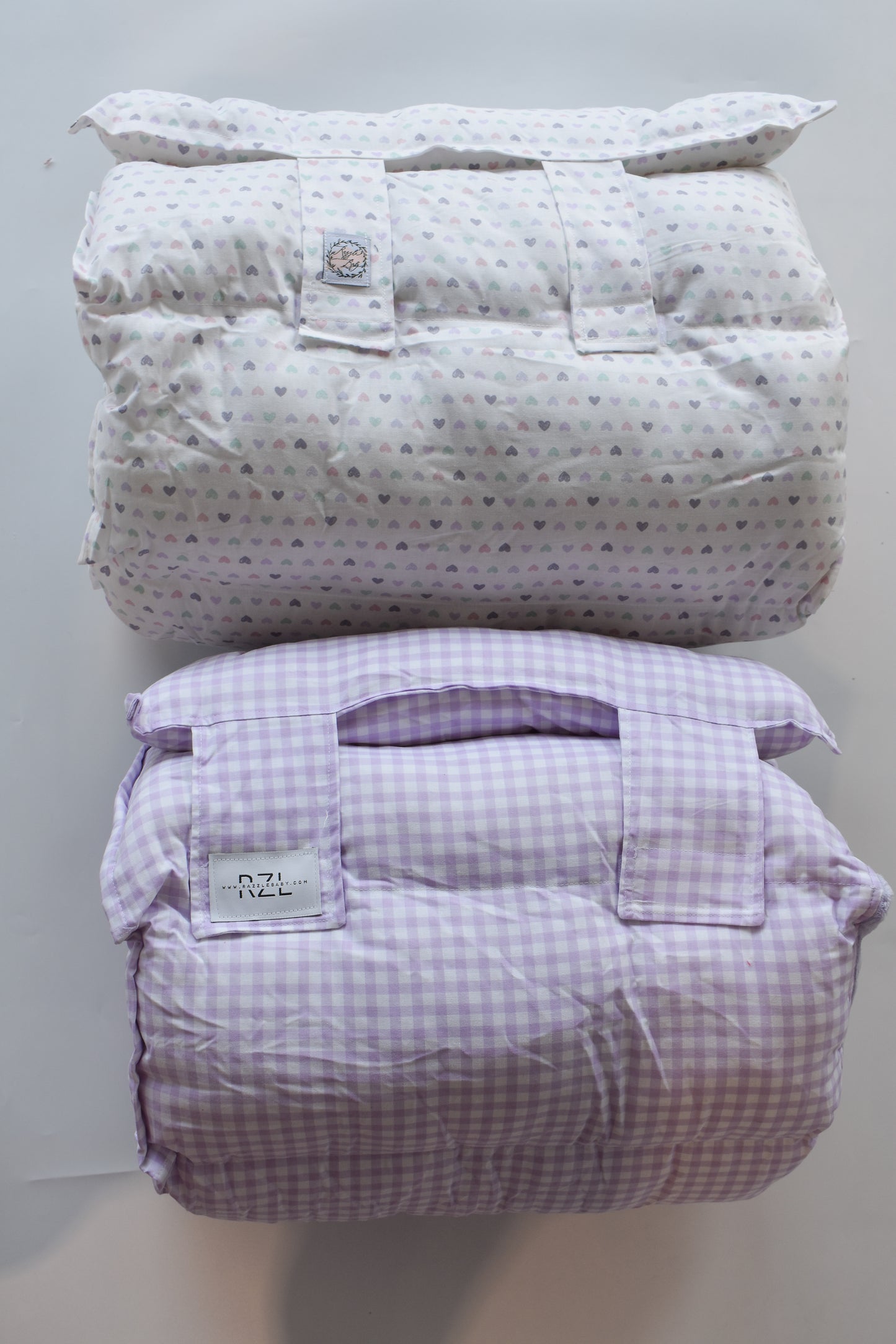 Razzle Baby Nap Mat-Lavender Mini Gingham